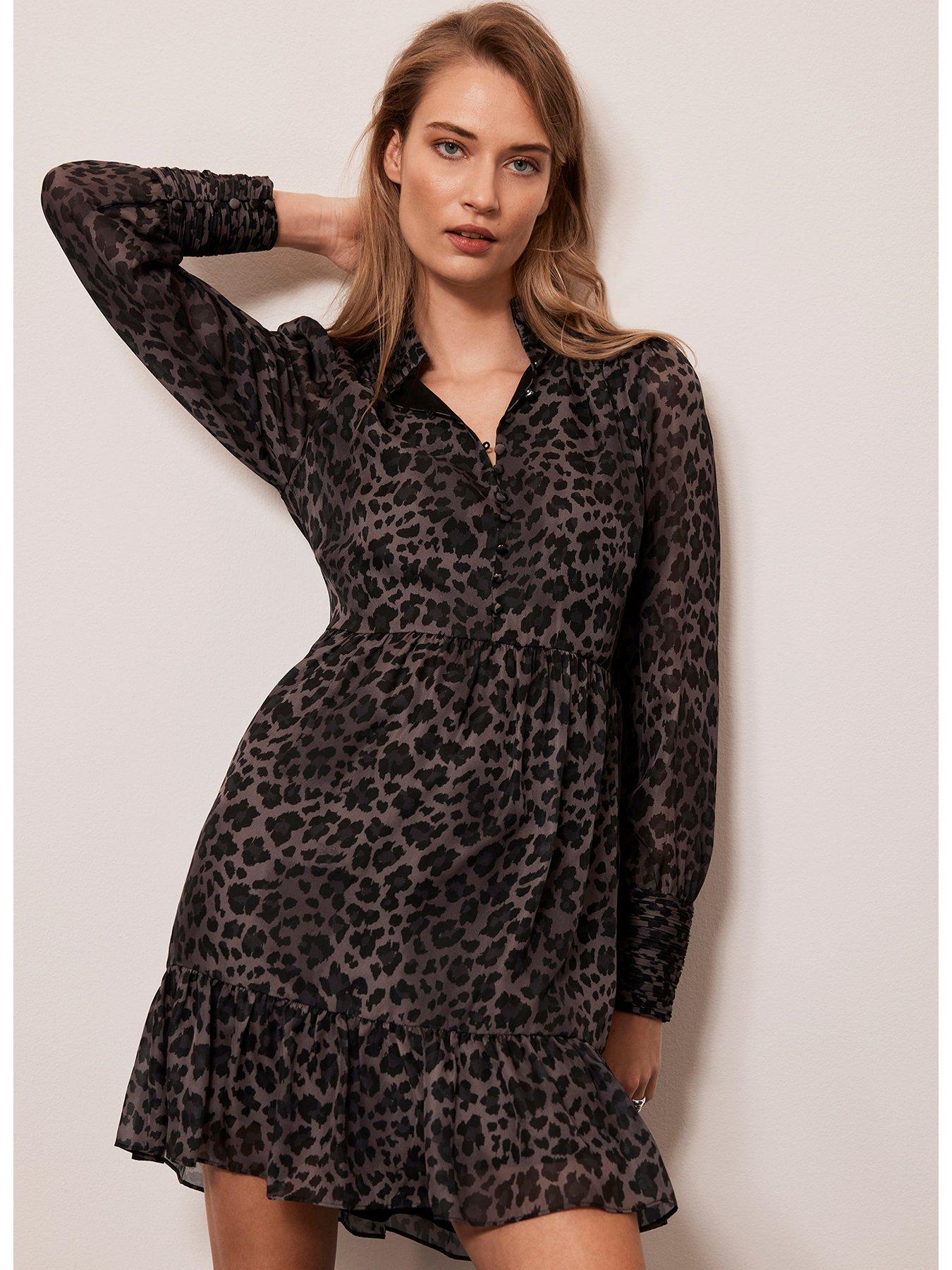 Leopard print 2025 dress very