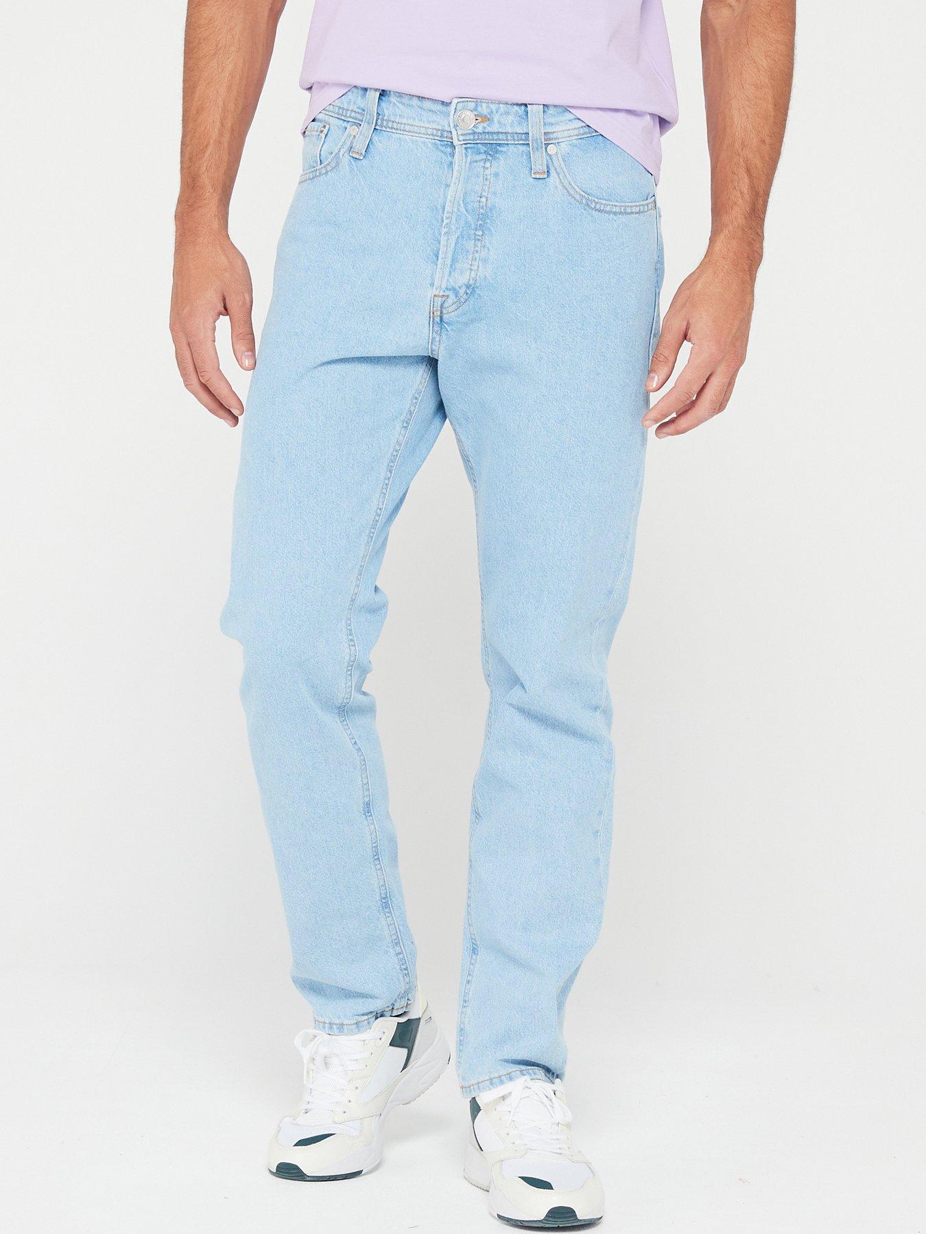 Jack & Jones Chris Relaxed Fit Jeans - Light Wash Blue