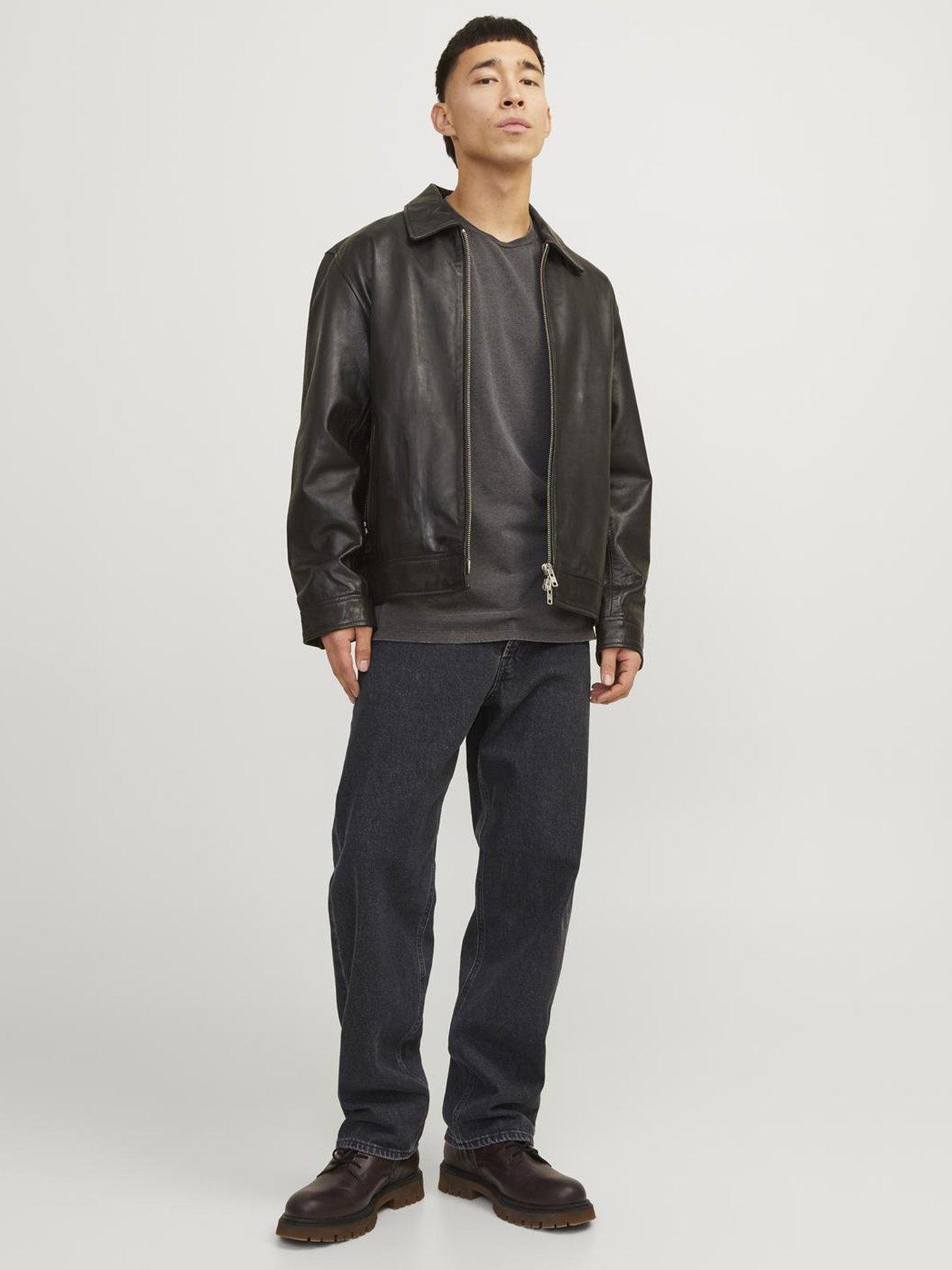 Image 3 of 5 of Jack & Jones Eddie Loose Fit Jeans - Black