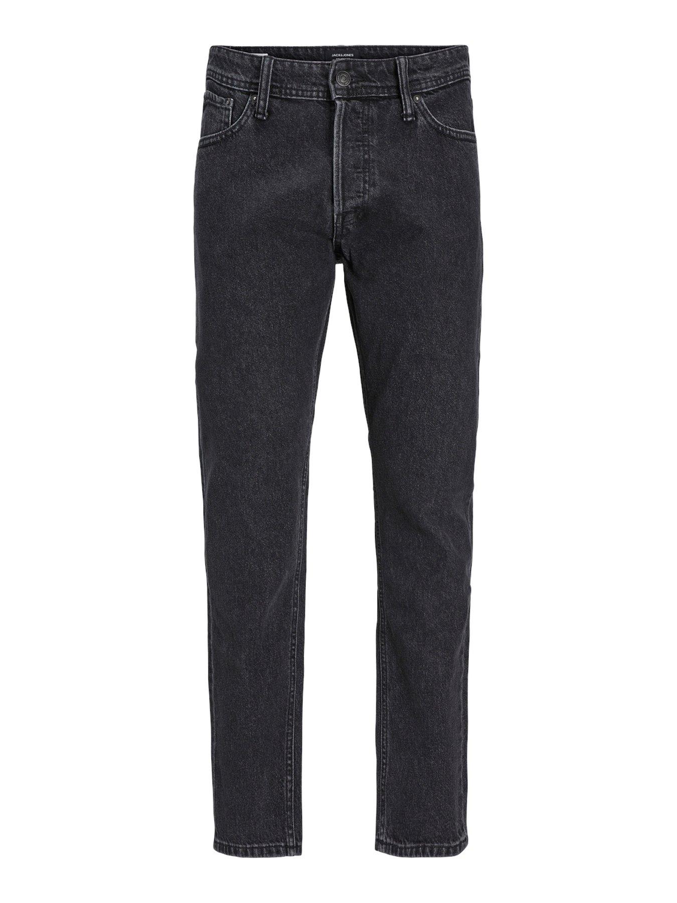 Image 5 of 5 of Jack & Jones Eddie Loose Fit Jeans - Black