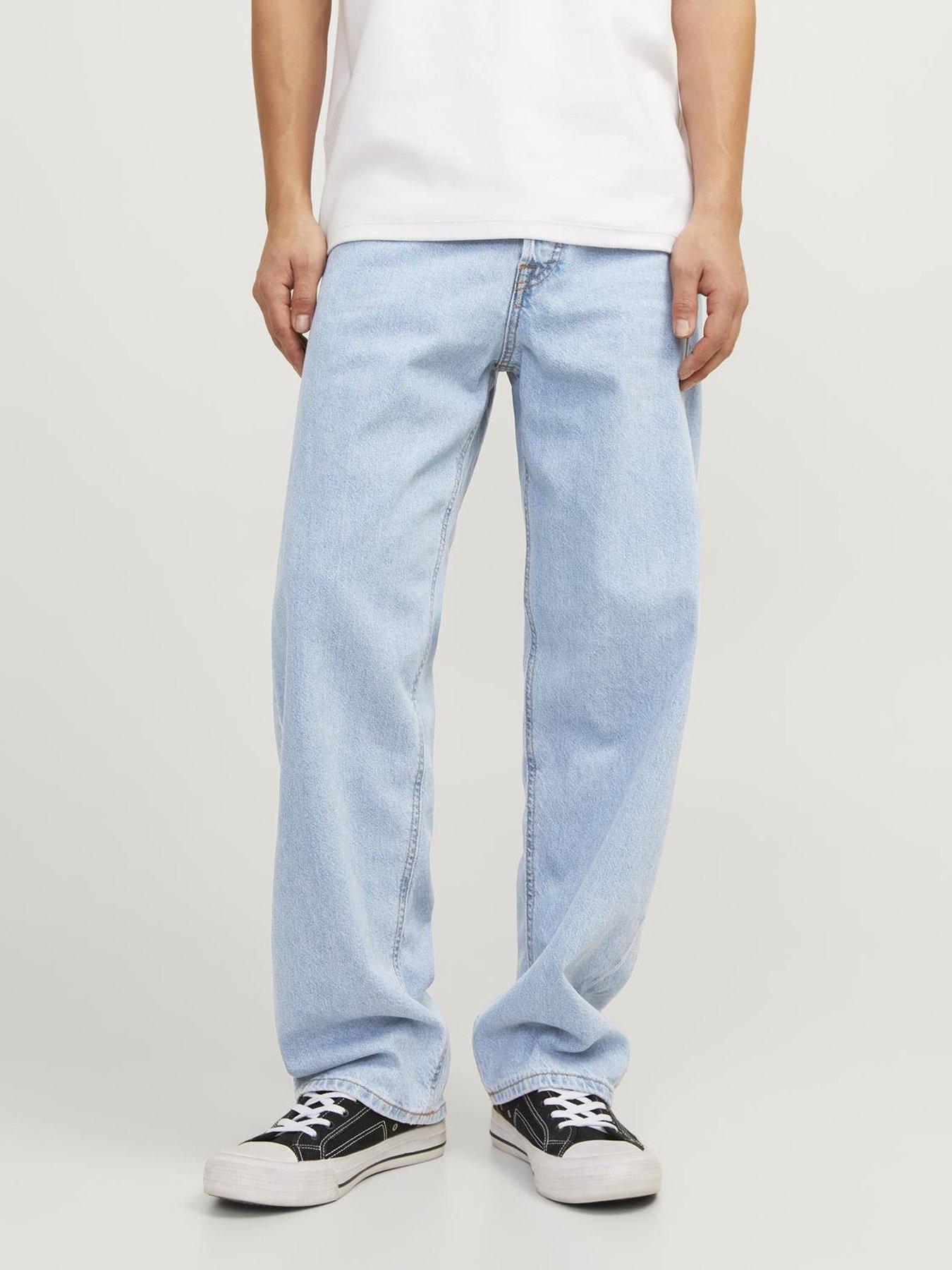 undefined Jack  &  Jones Eddie Loose Fit Jeans - Light Wash