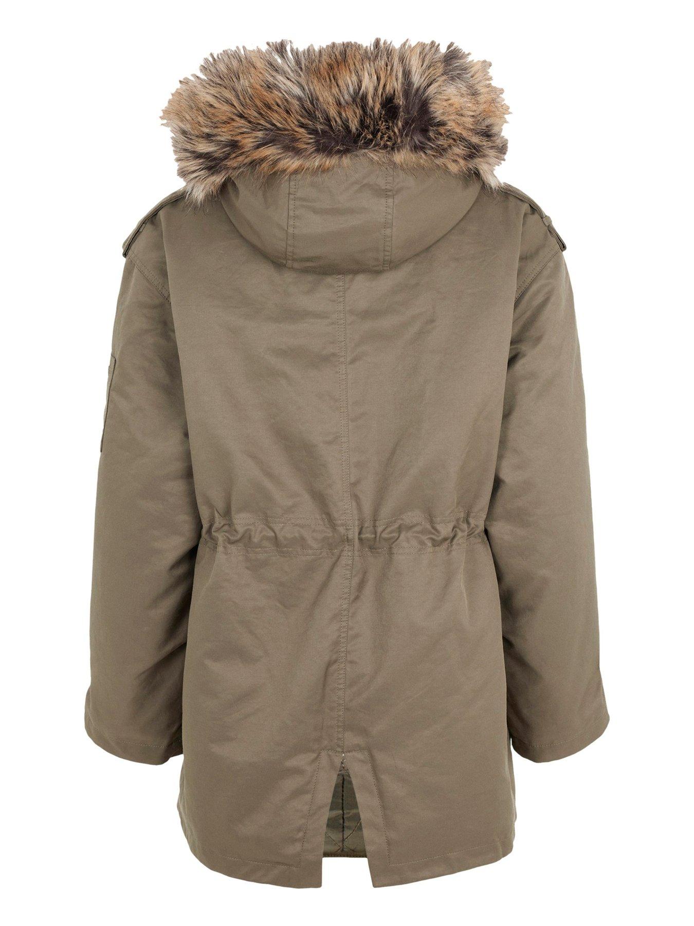 Mint Velvet Grey Cotton Parka Very