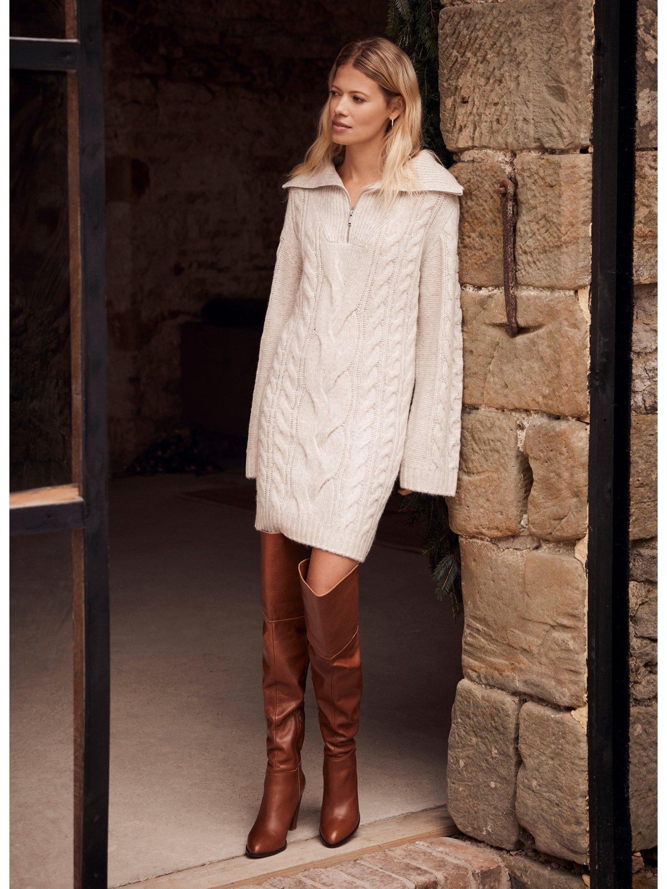 販売オーダー Her lip to Bambina Cable Knit Dress - ワンピース