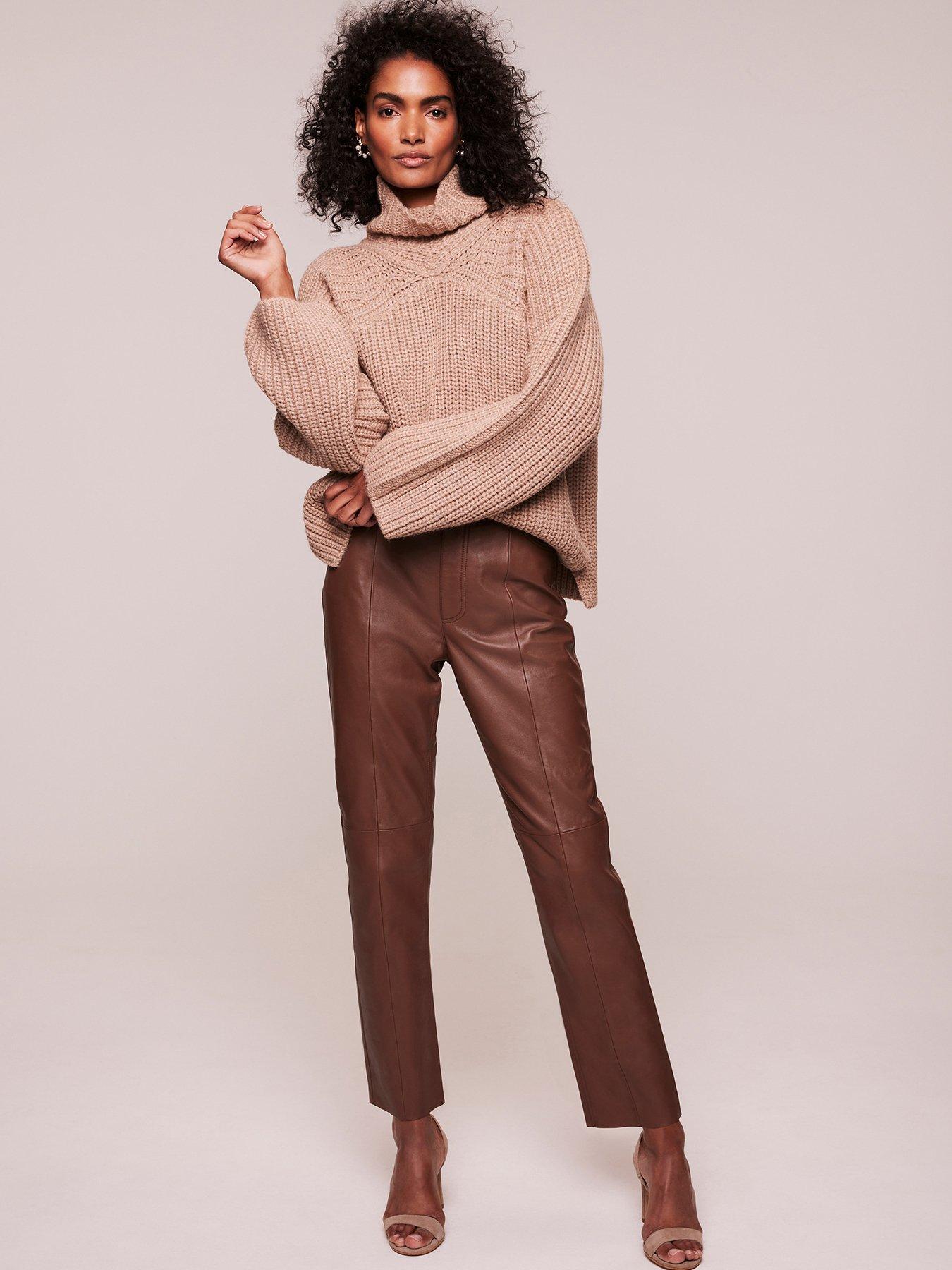 Mint Velvet Camel Ultimate Jumper