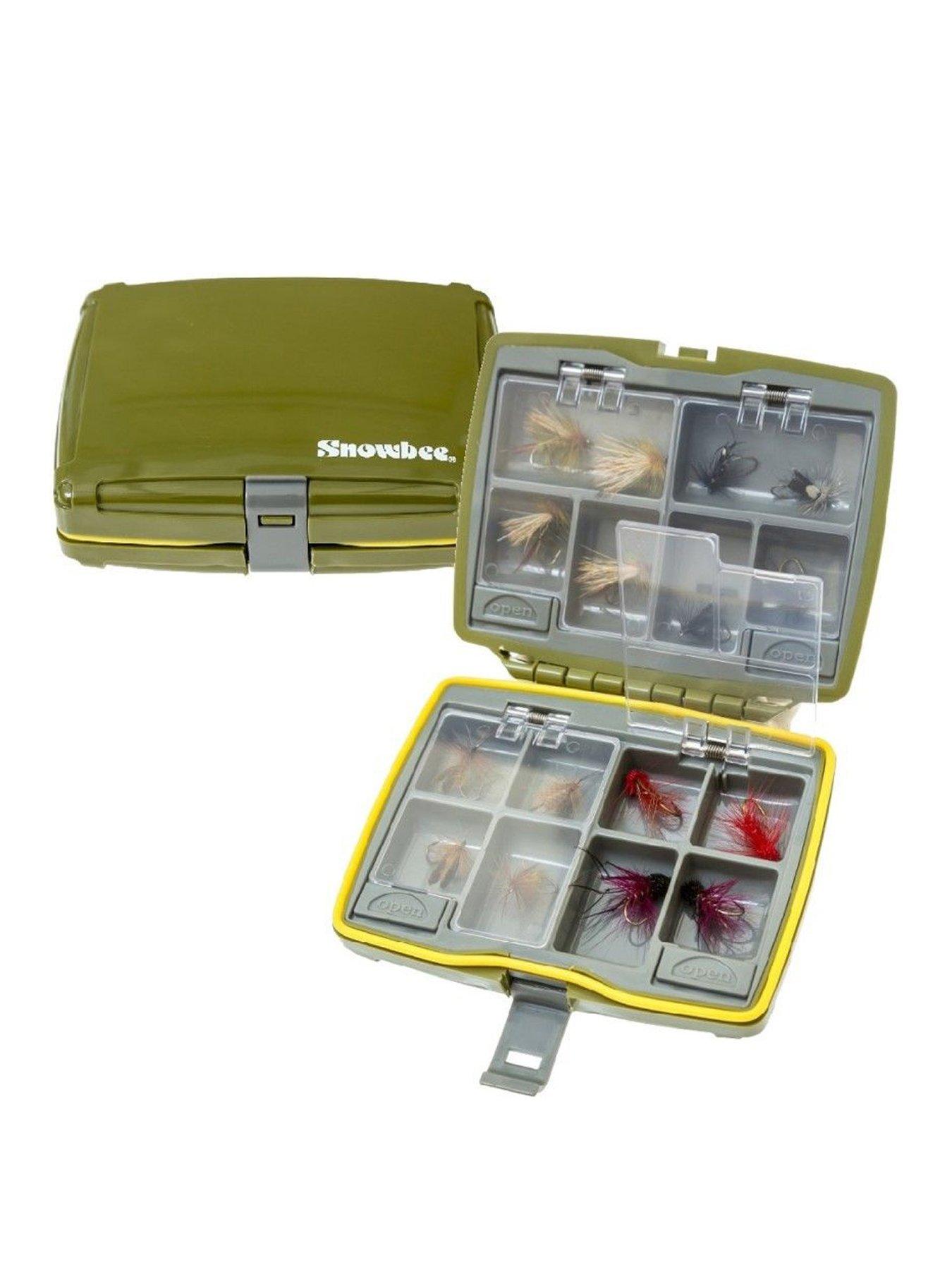 Product photograph of Snowbee Multi-box - Olive Green from very.co.uk