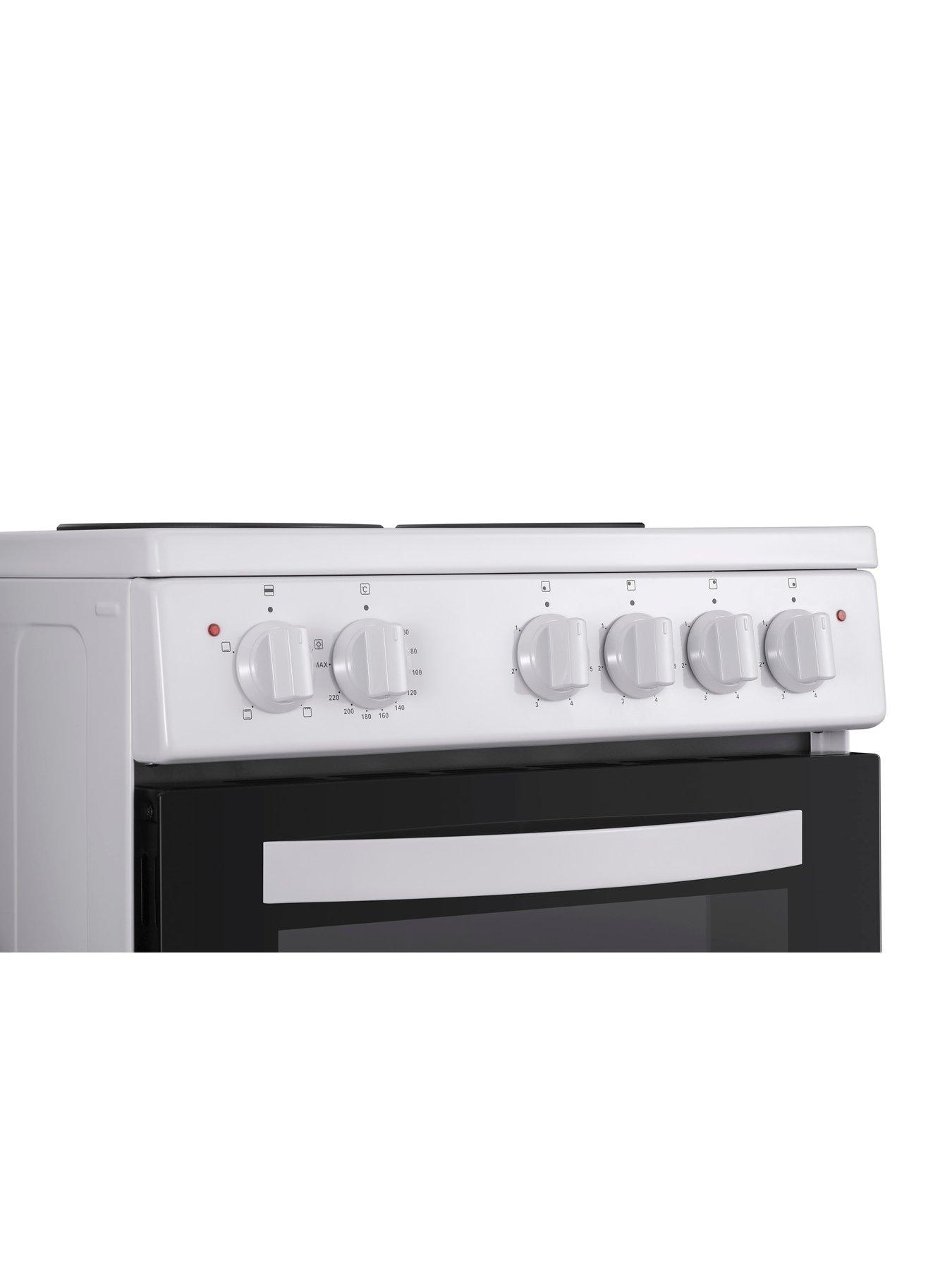 Image 4 of 6 of Swan SX16710W 50cm Wide&nbsp;Electric Solid Plate Cooker - White
