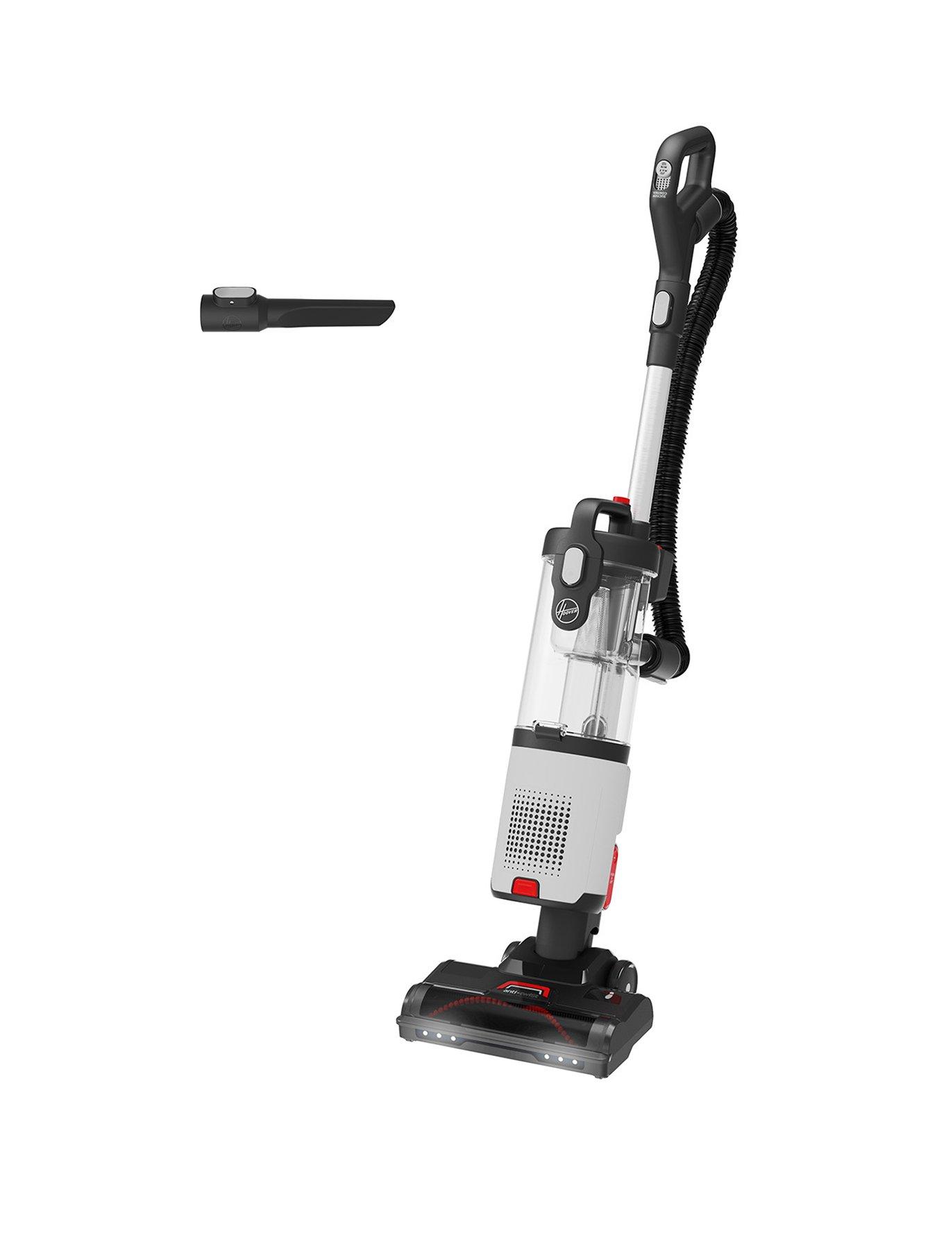 Product photograph of Hoover Upright Vacuum Cleaner With Anti-hair Wrap Red - Hl4 from very.co.uk