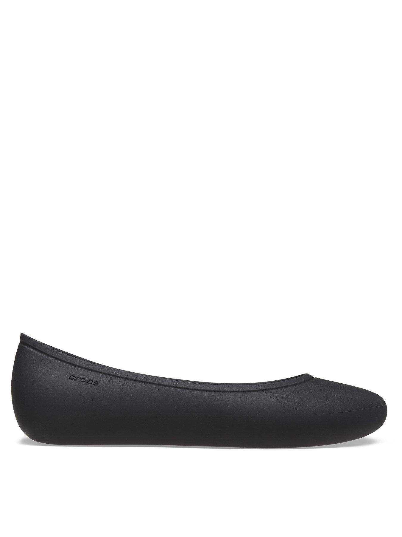 Crocs Brooklyn Flat Ballet Pump - Black