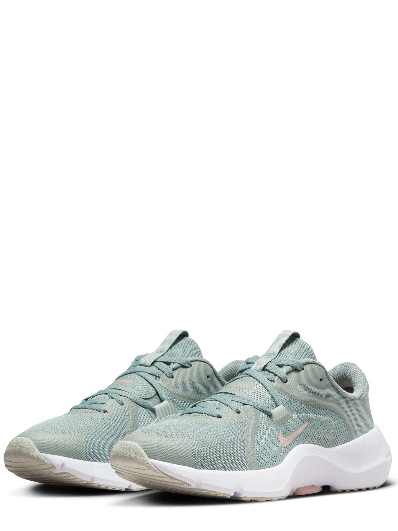 Nike womens trainers green sale