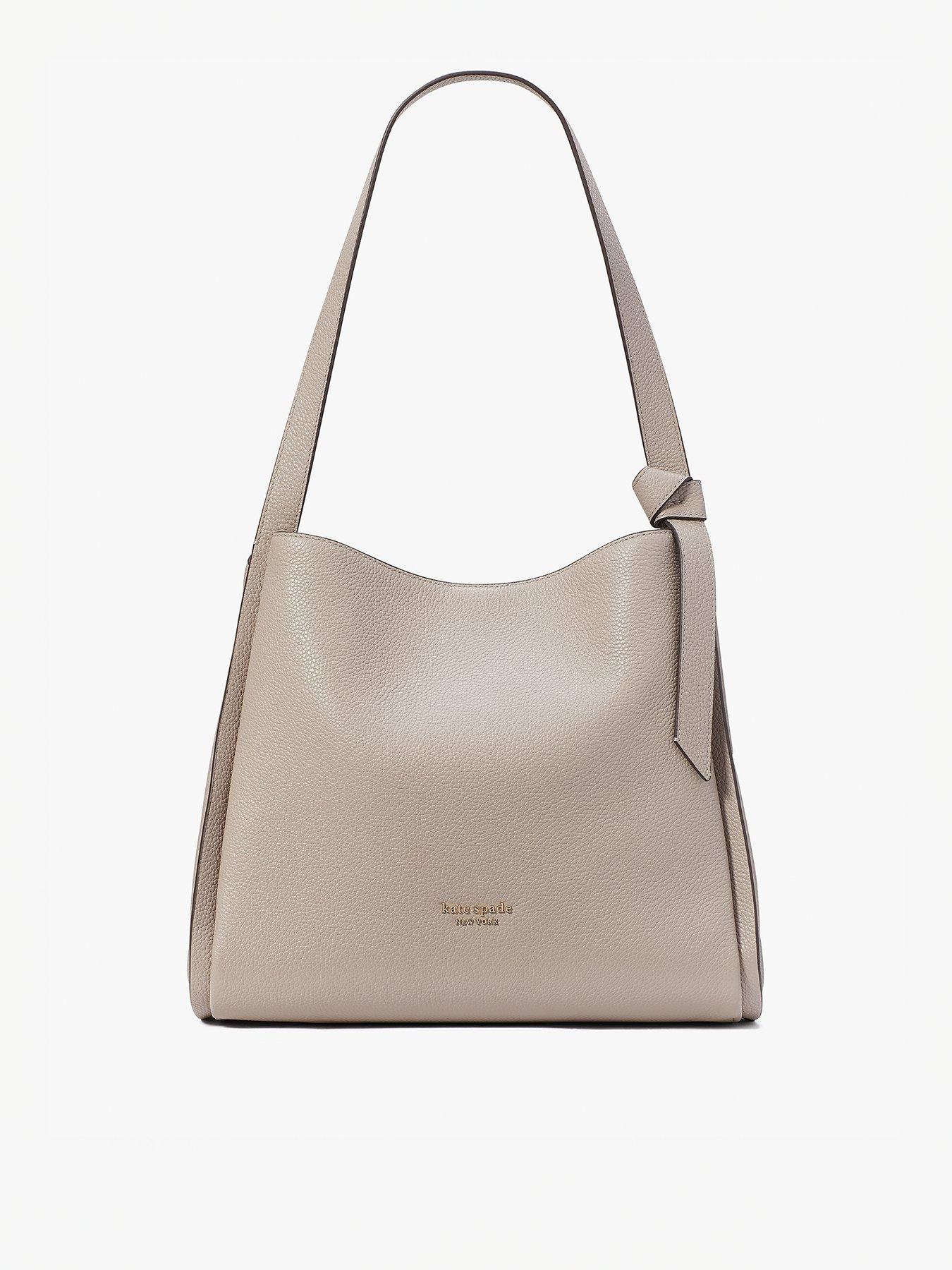 Kate spade cream on sale and black bag