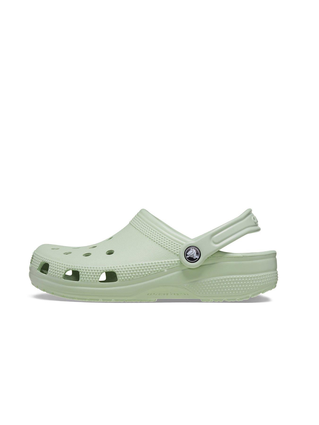 Crocs Classic Clog - Plaster Green | Very.co.uk