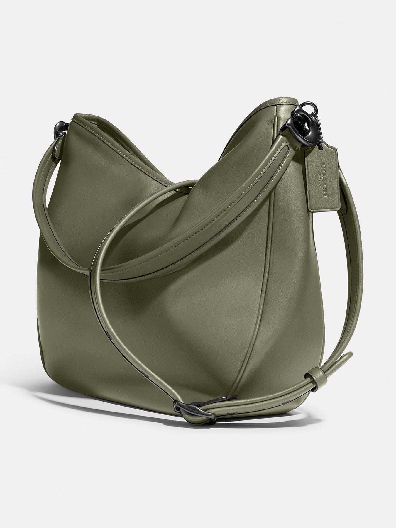 Coach army green on sale bag