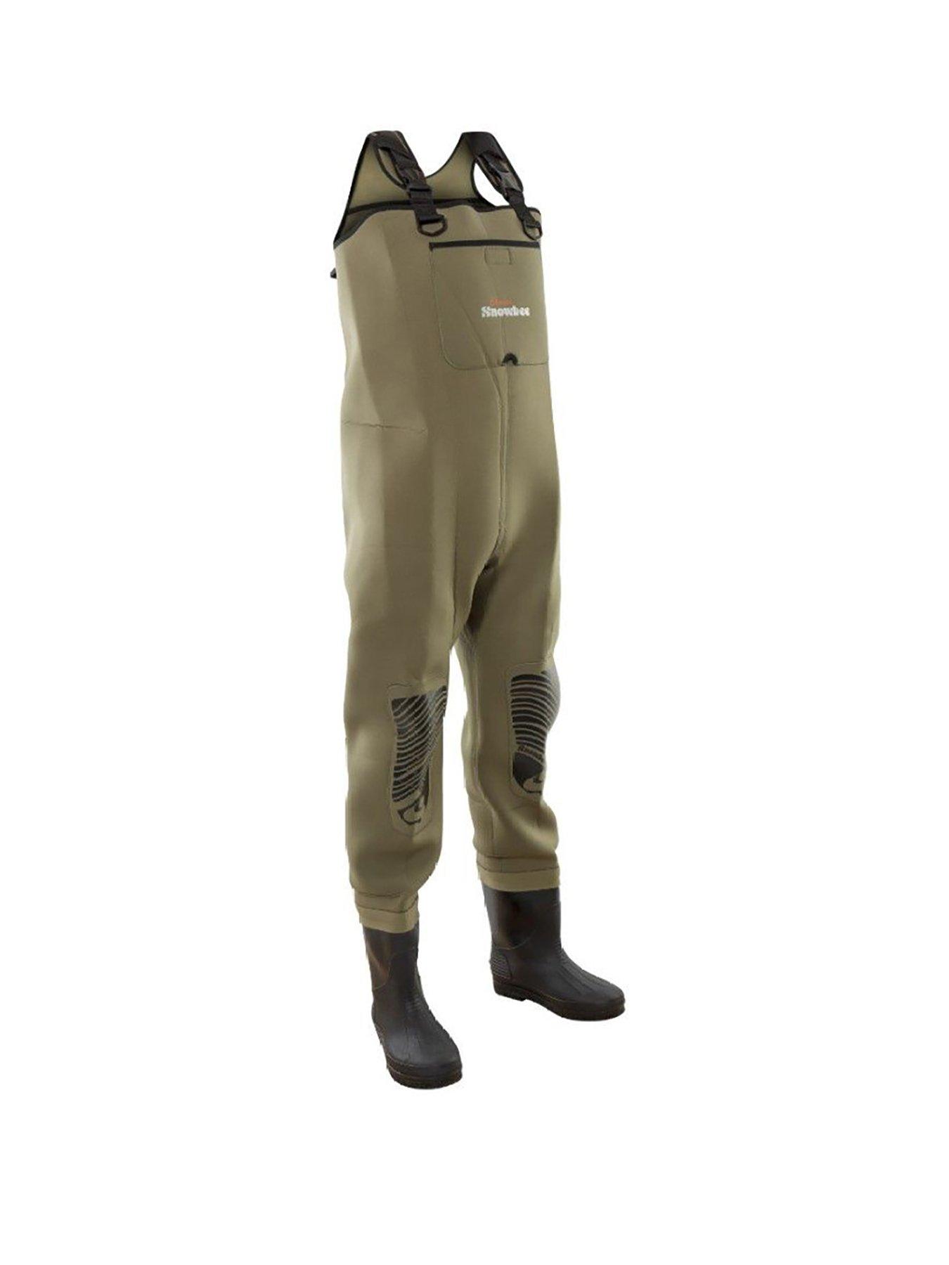 Snowbee Classic Neoprene Cleated Chest Wader Light Olive Very