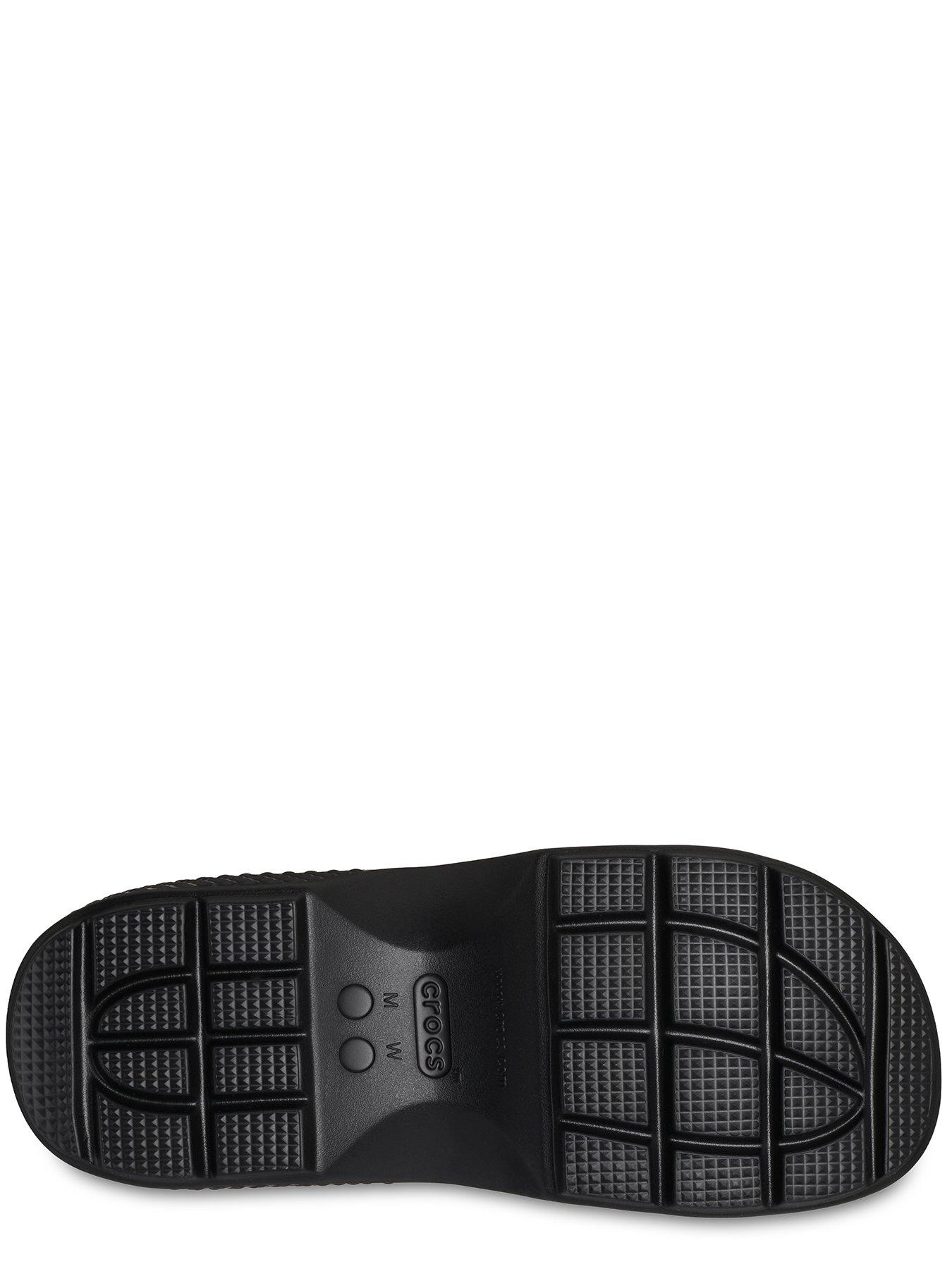 Crocs Stomp Slide - Black | Very.co.uk