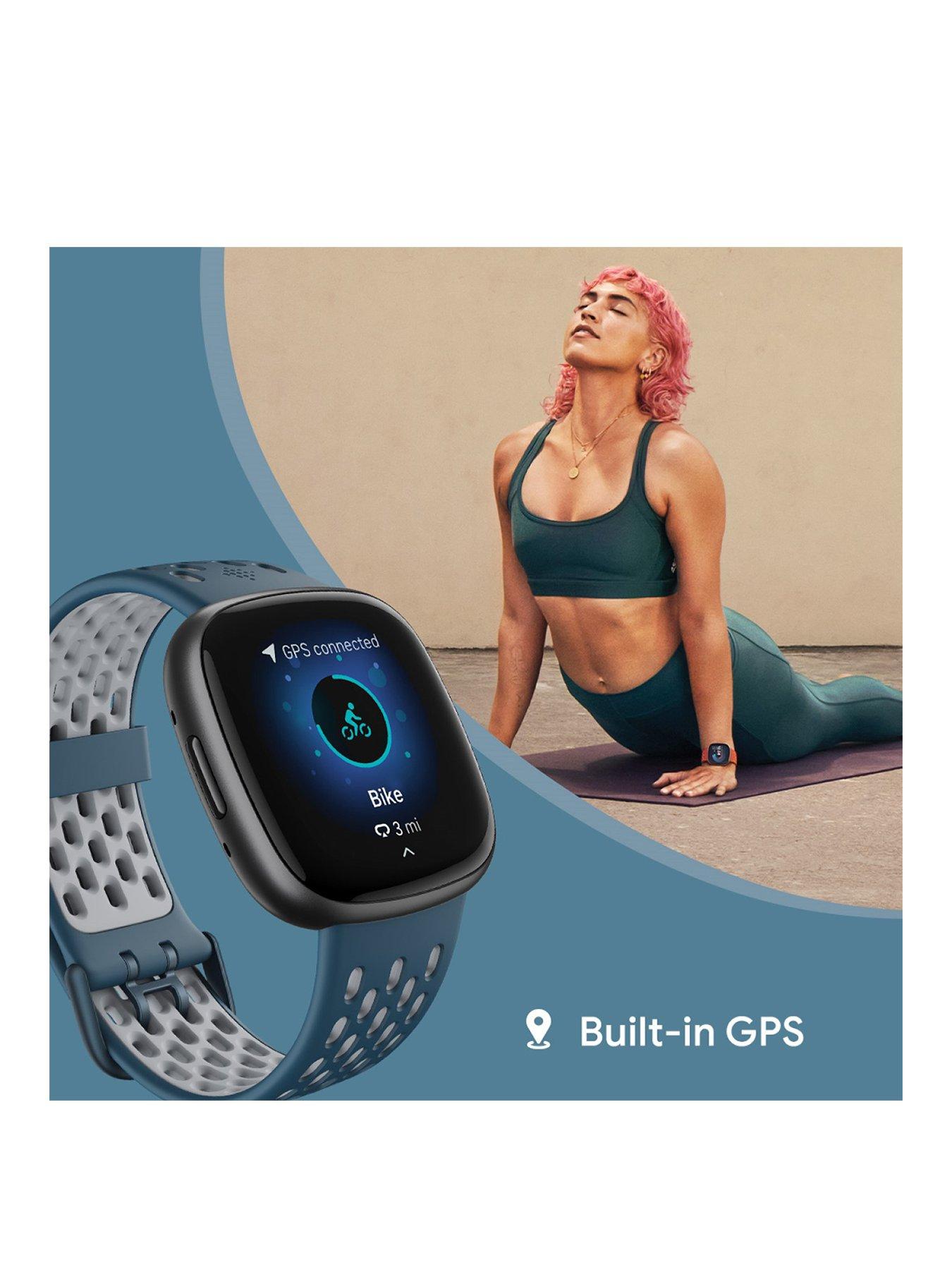 Fitbit versa black strap hotsell