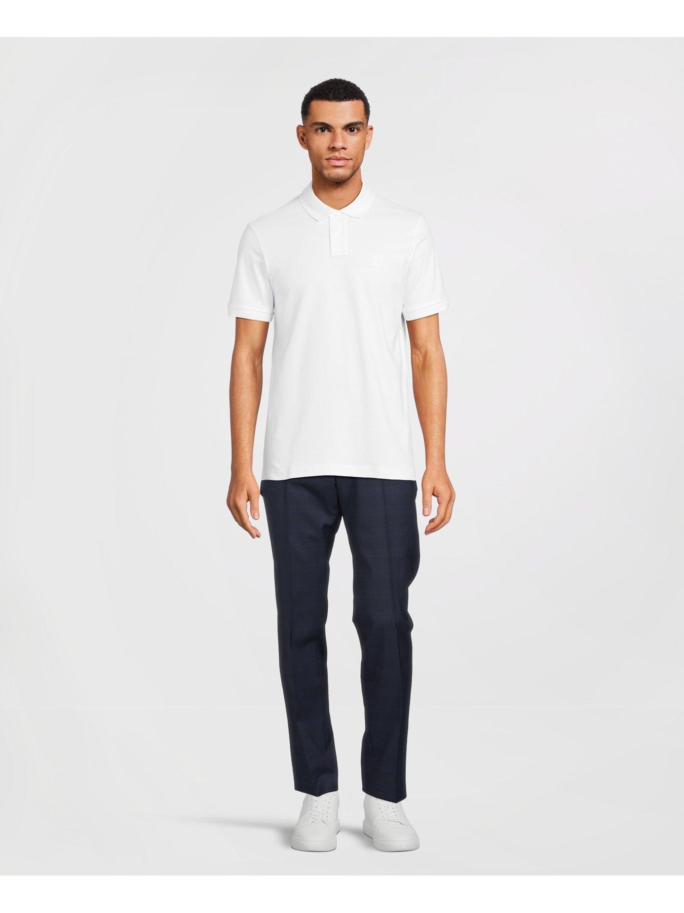 Image 3 of 5 of BOSS Passenger Slim Fit Polo Shirt - White