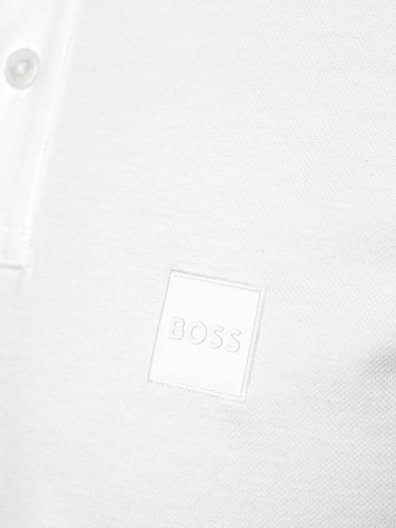 Image 4 of 5 of BOSS Passenger Slim Fit Polo Shirt - White