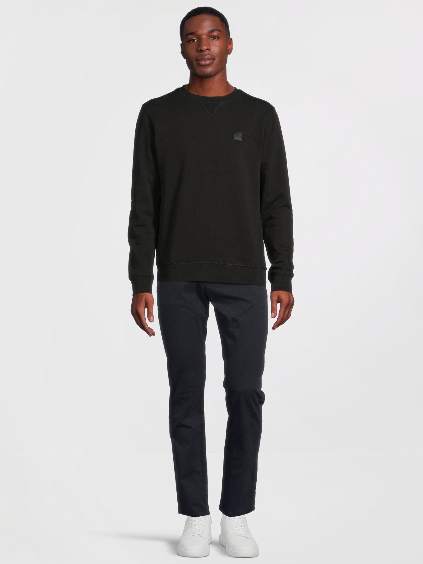 Image 3 of 5 of BOSS Westart Relaxed Fit Sweatshirt - Black
