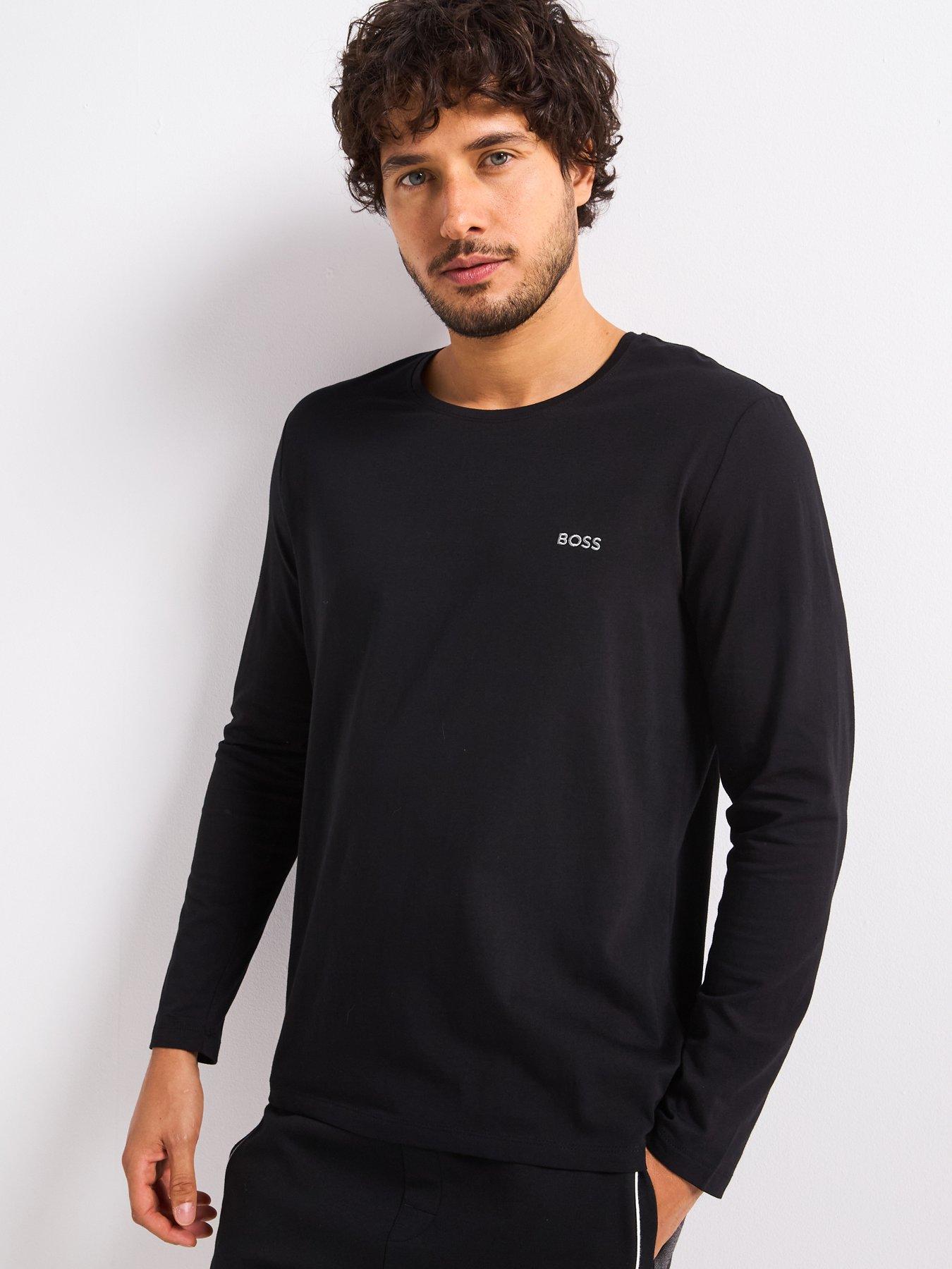 BOSS Mix  &  Match Long Sleeve Lounge T-Shirt - Black