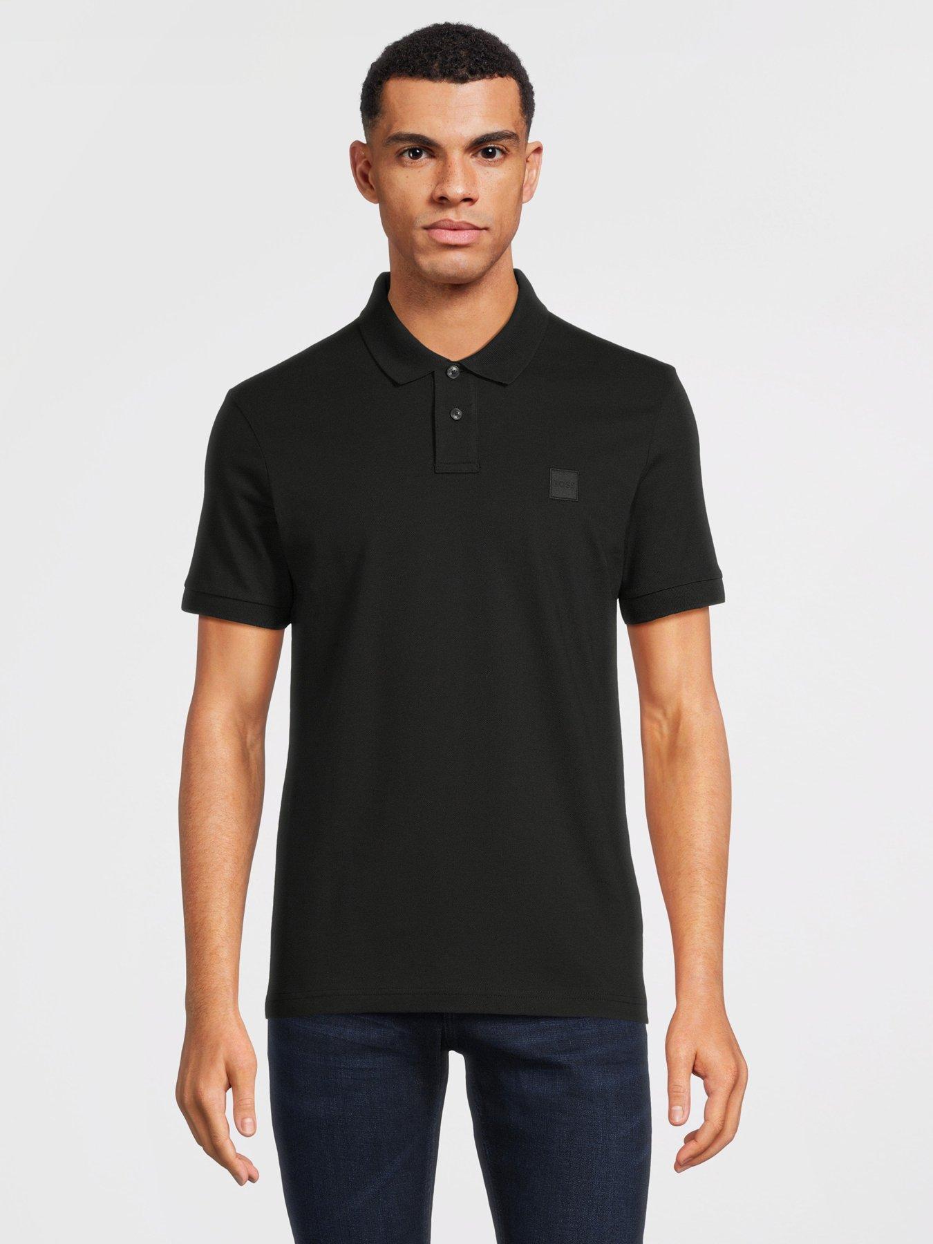 BOSS Passenger Slim Fit Polo Shirt - Black