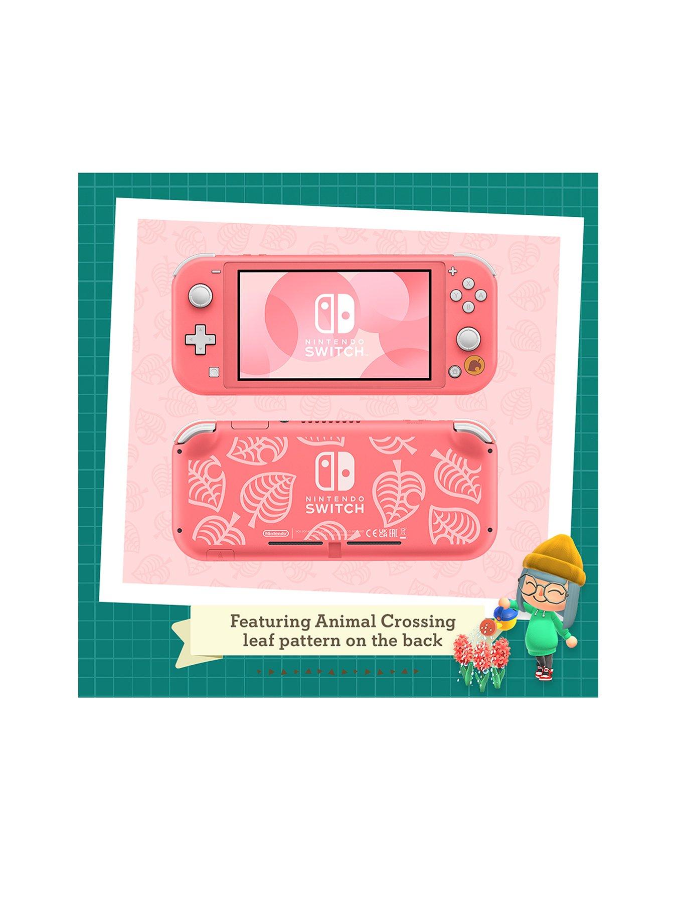 Nintendo switch lite coral 2024 and animal crossing