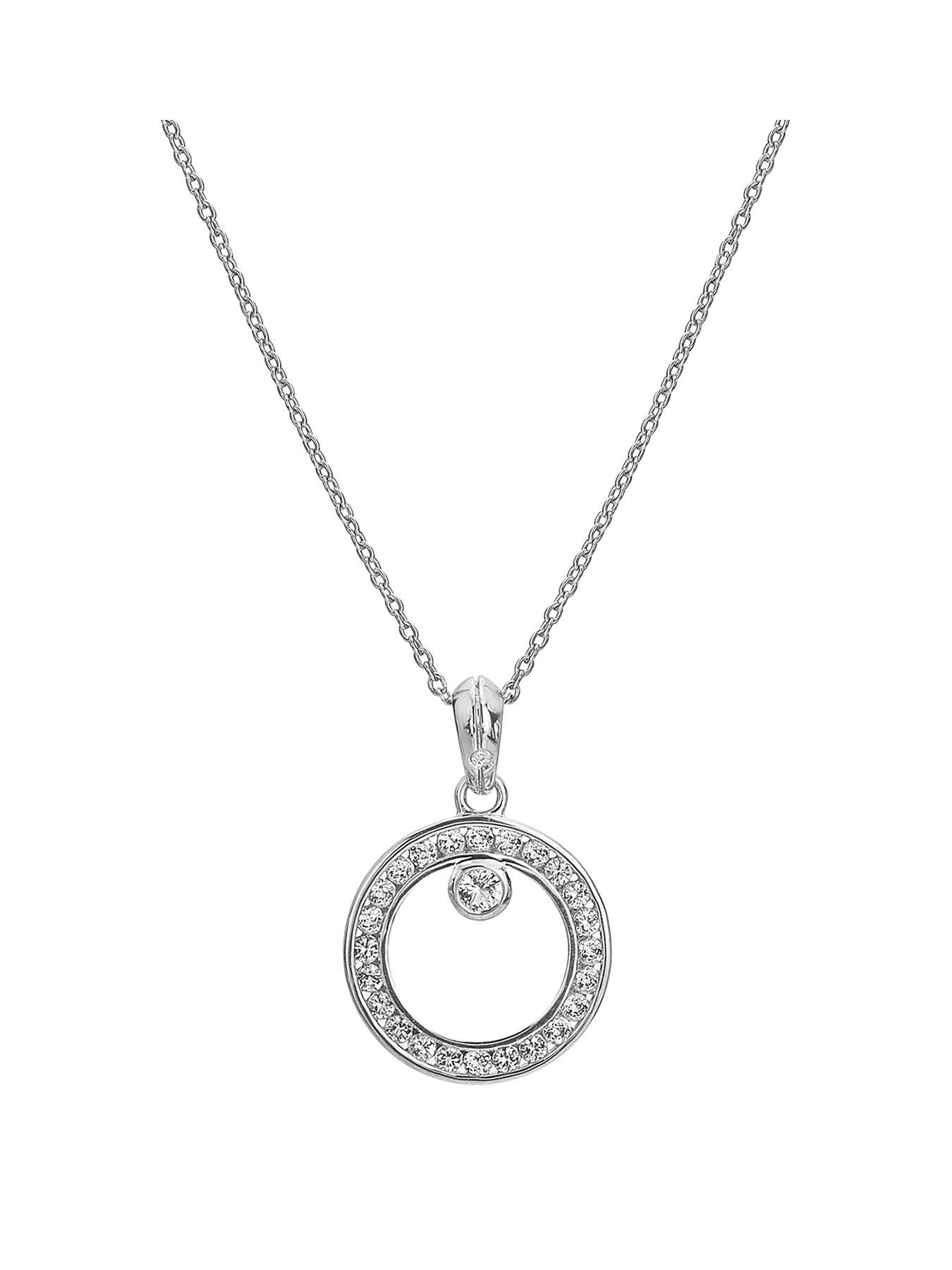 Pandora Sparkling Heart Halo Pendant Collier Necklace: Precious Accents,  Ltd.