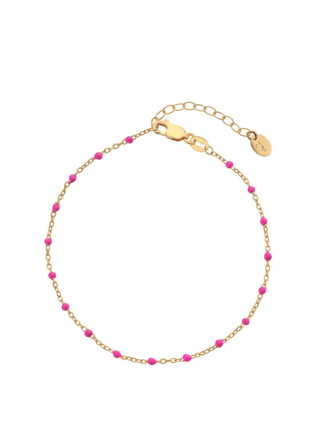 Product photograph of Hot Diamonds Hd X Jj Ocean Bracelet - Pink from very.co.uk