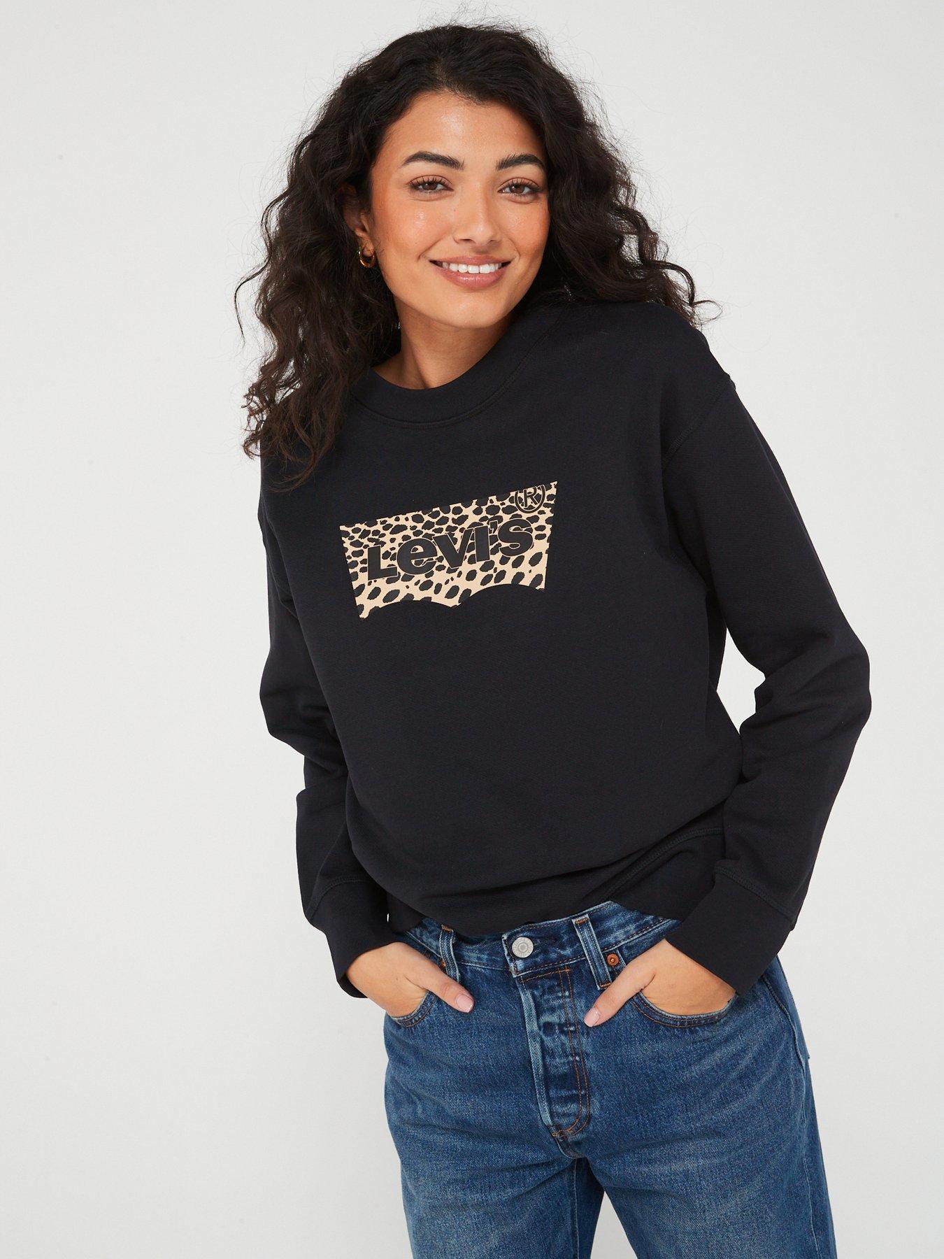 Levi's grey women's sweatshirt sale