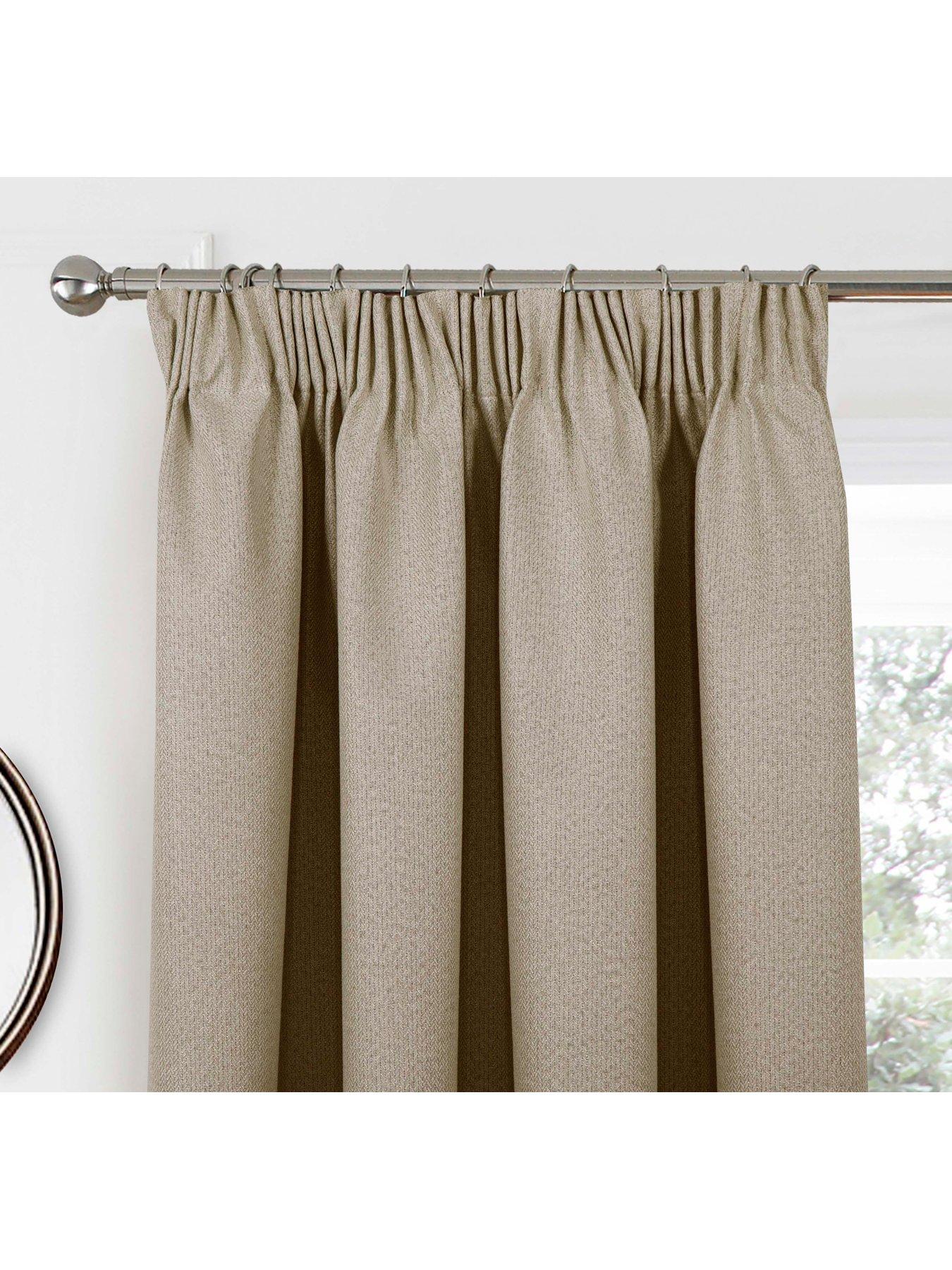 Image 2 of 8 of Very Home Athos Blackout Pencil Pleat&nbsp;Curtains