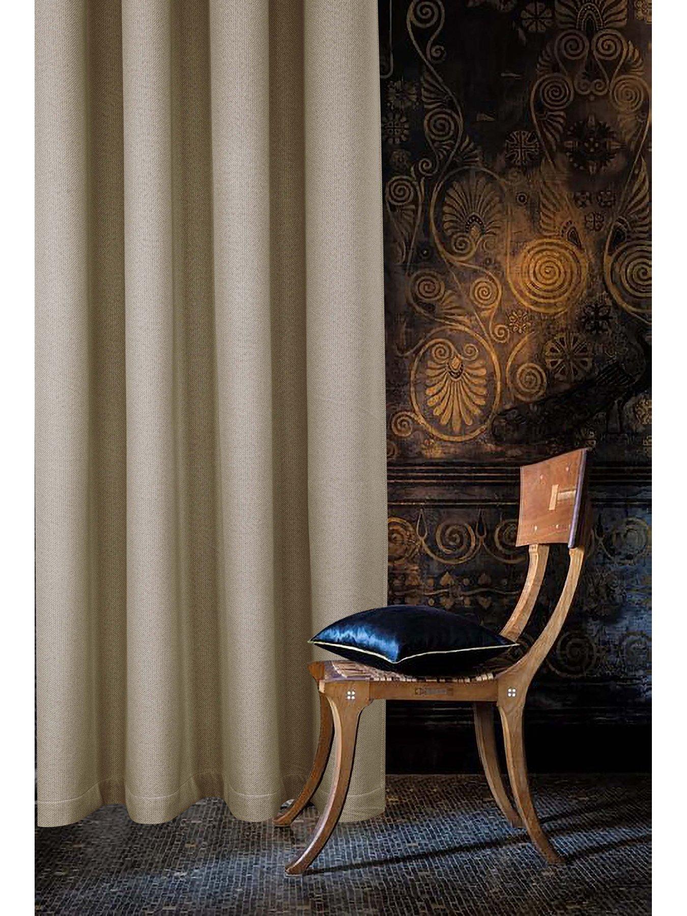 Image 6 of 8 of Very Home Athos Blackout Pencil Pleat&nbsp;Curtains