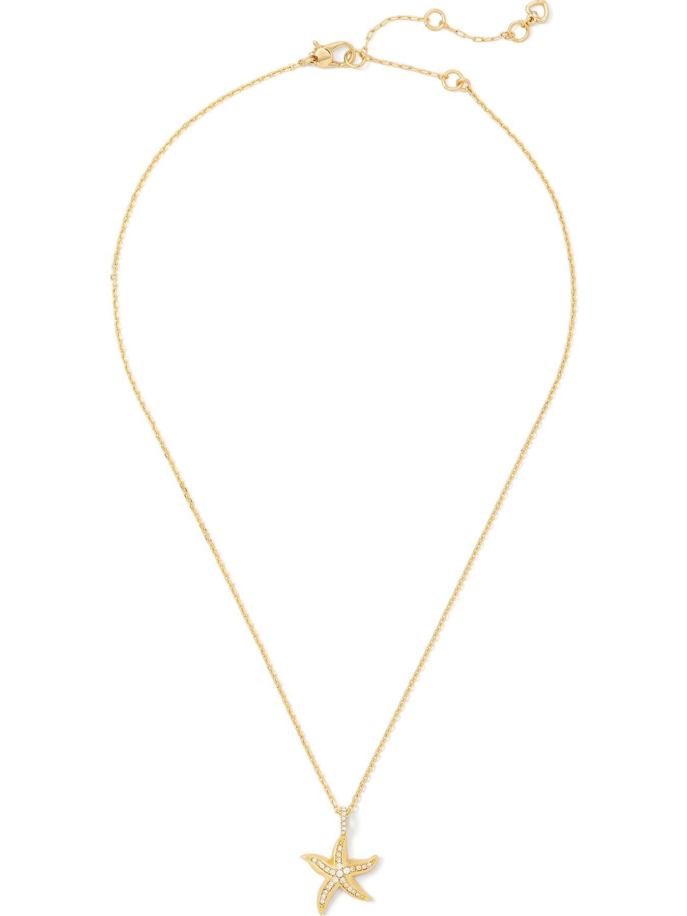 Product photograph of Kate Spade New York Mini Pendant - Clear Multi from very.co.uk