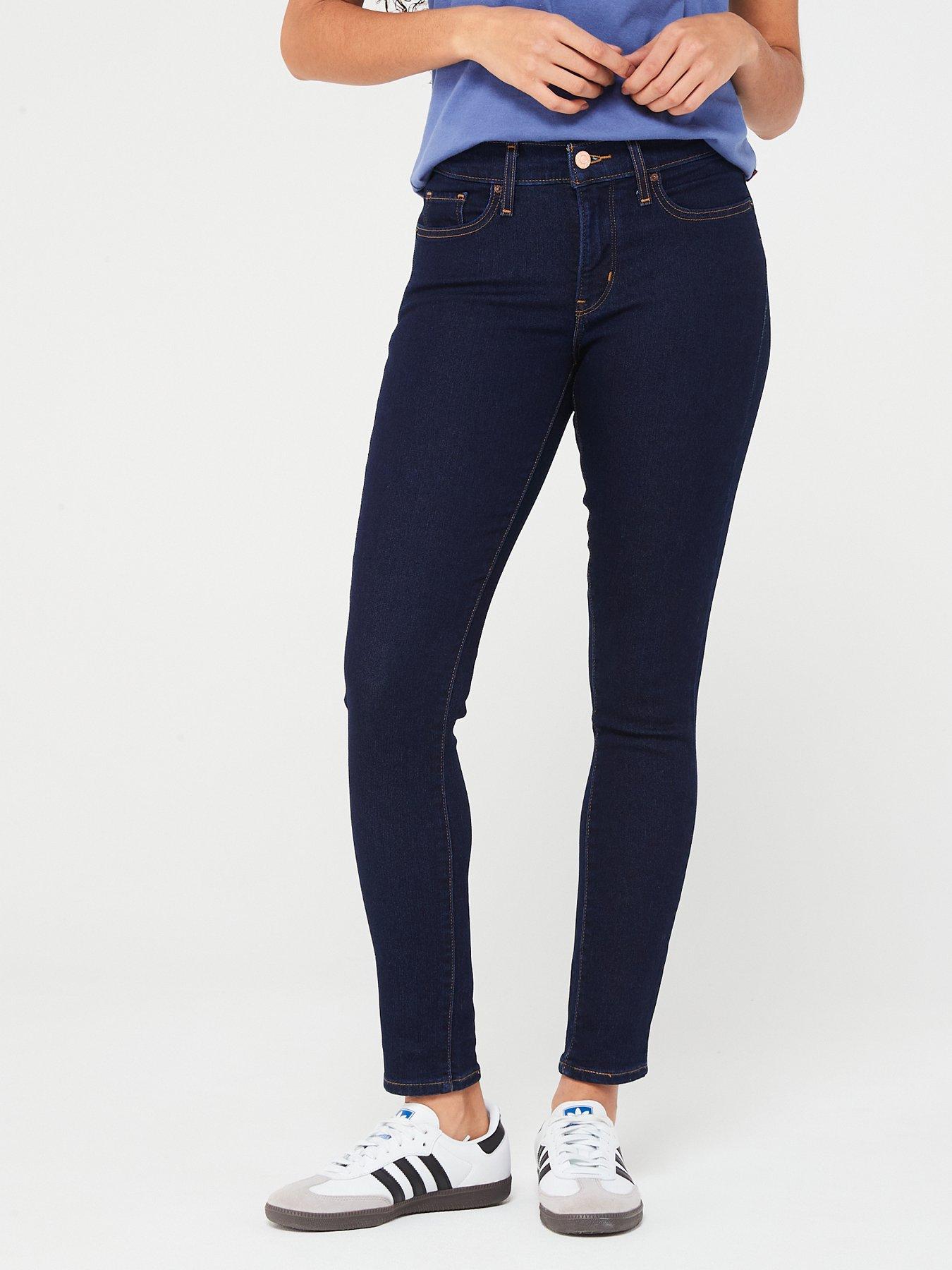 Levi's Women's 311 Shaping Mid Rise Skinny Jeans - Darkest Sky