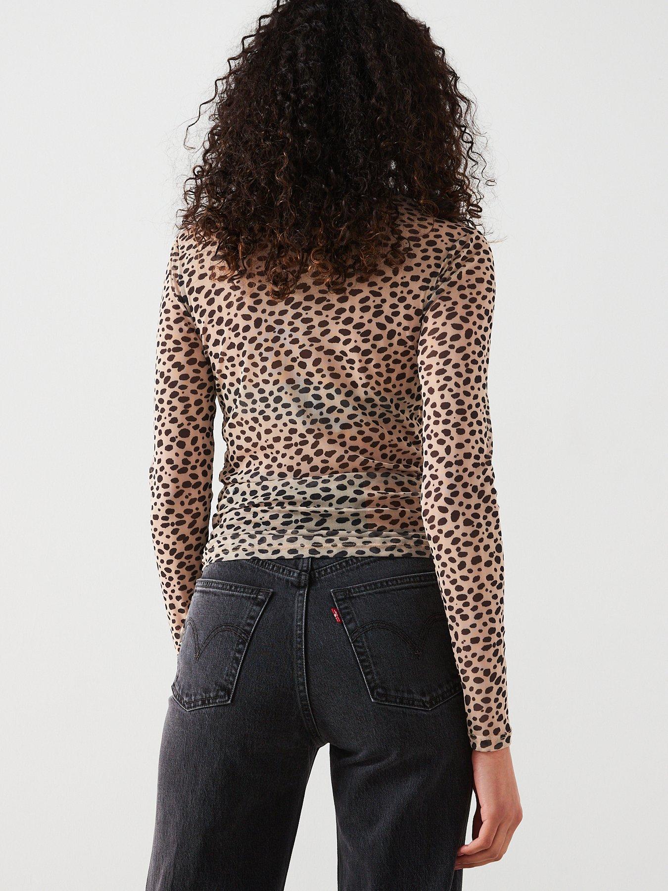 Levi's on sale leopard shirt