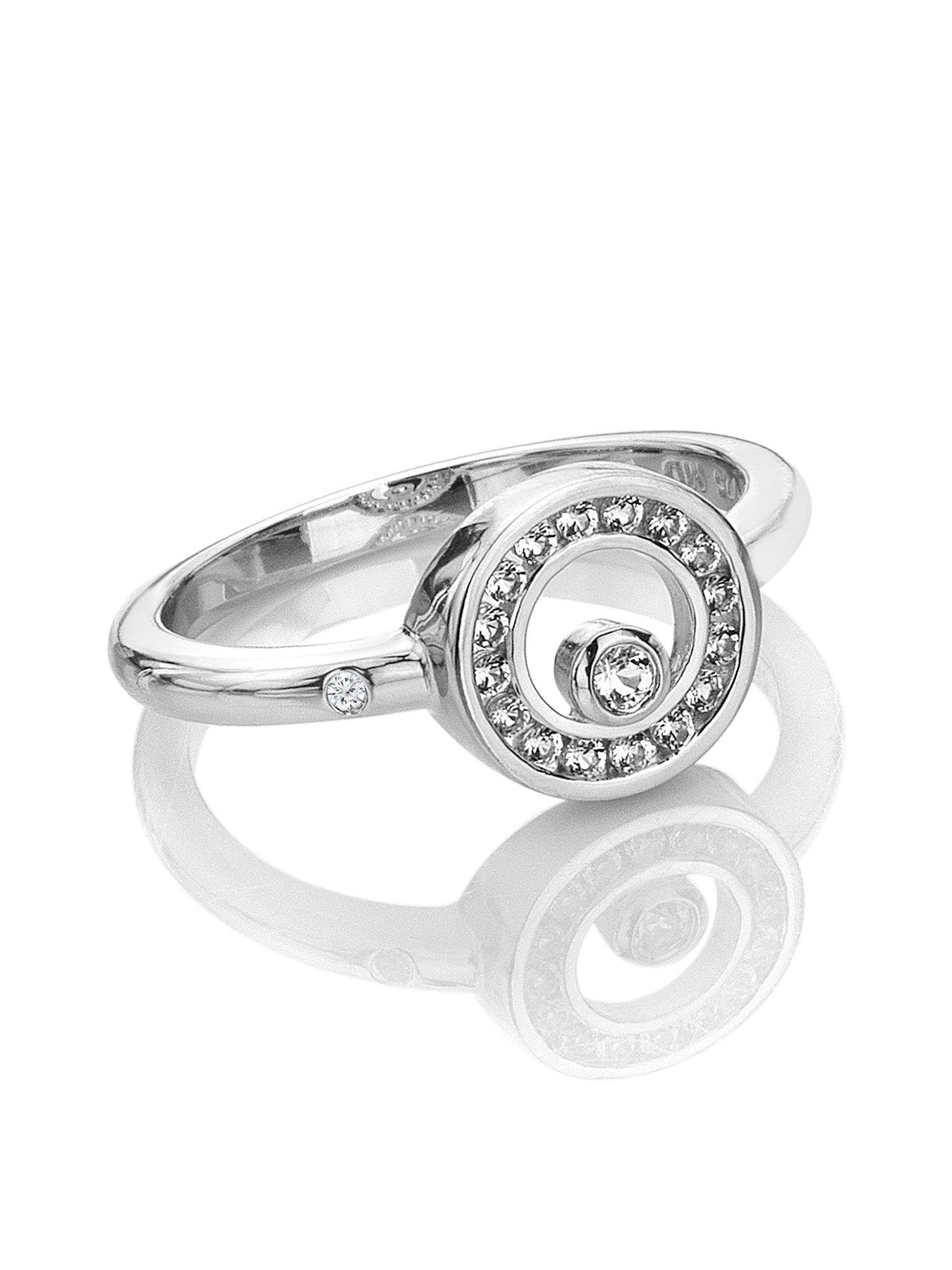 Product photograph of Hot Diamonds Orbit Ring from very.co.uk