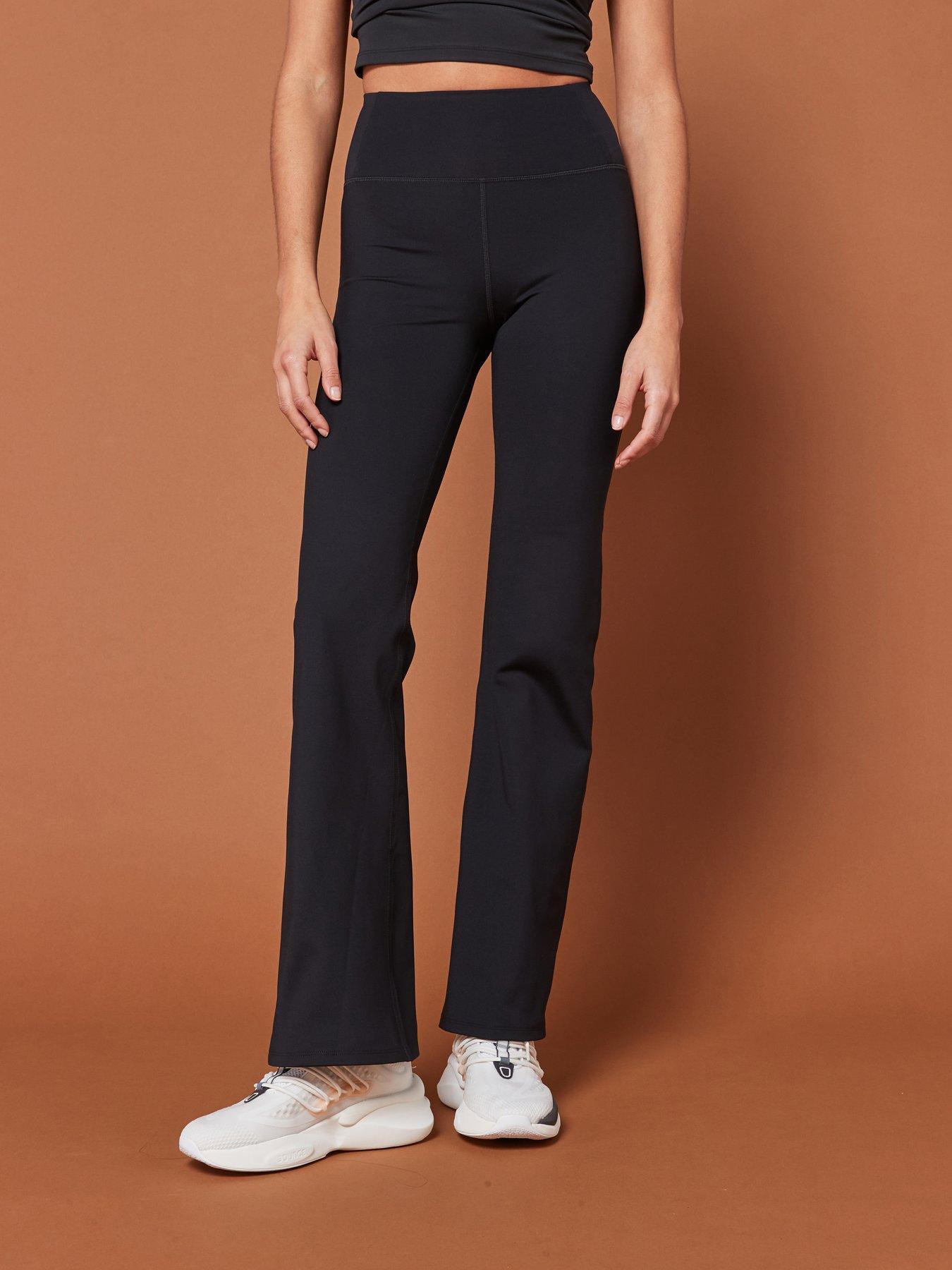 Girlfriend Collective Women's Training Compressive Flare Leggings - Black