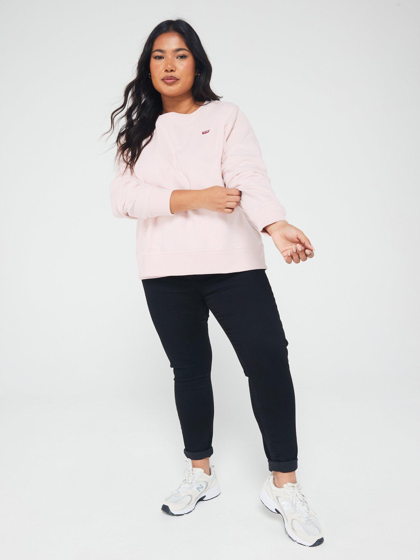 Pink levi sweatshirt best sale