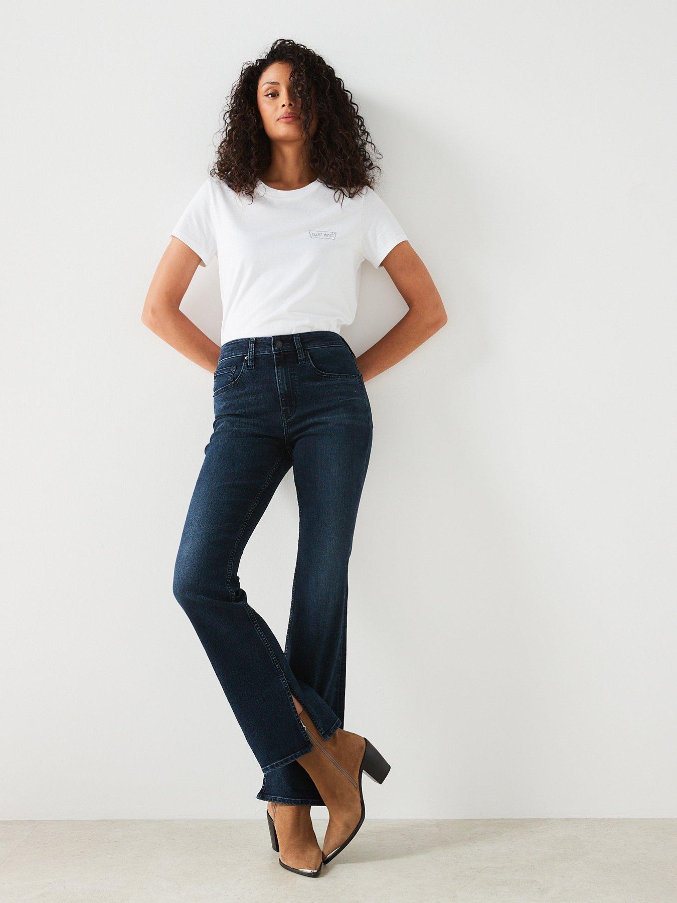 Levi's Women's Plus-size 414 Classic Straight Jeans, Maui