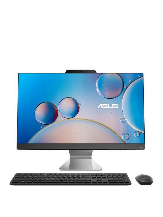 front image of asus-a3402-all-in-one-desktop-pc-238in-fhd-intel-core-i3-8gb-ram-256gb-ssdnbsp--silver
