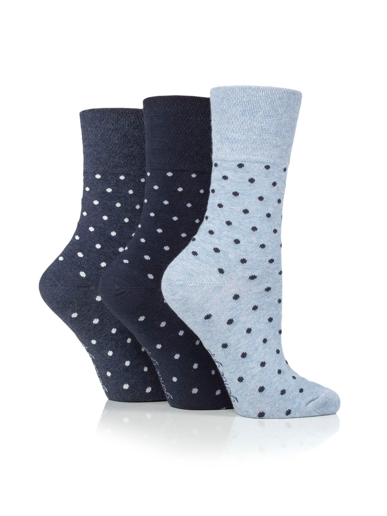 heat-holders-3-pair-ladies-gentle-grip-socks-digital-dots-dots-multi