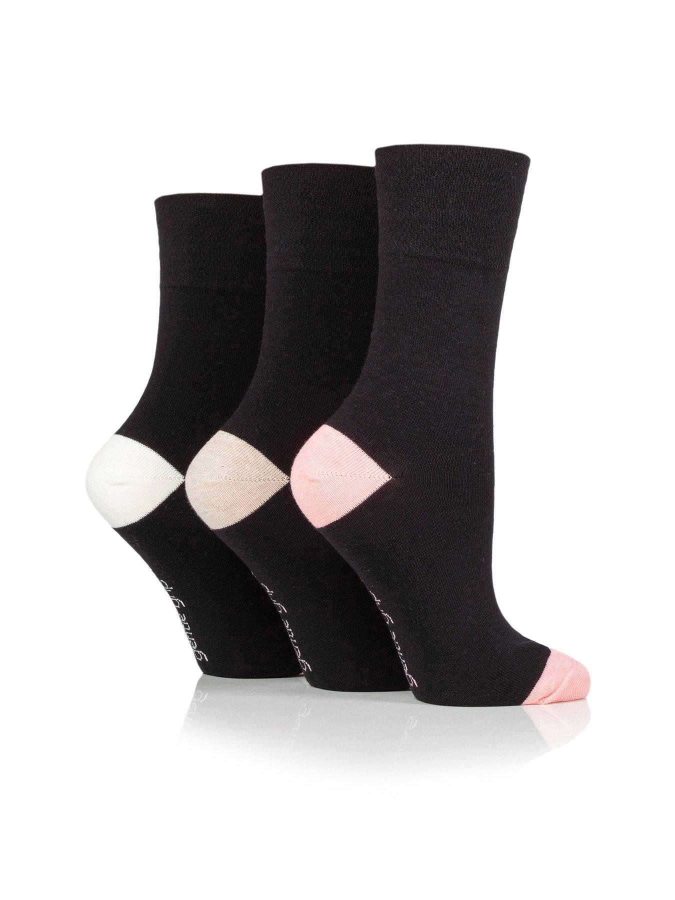 heat-holders-3-pair-ladies-gentle-grip-socks-seclude-contrast-heel-and-toe