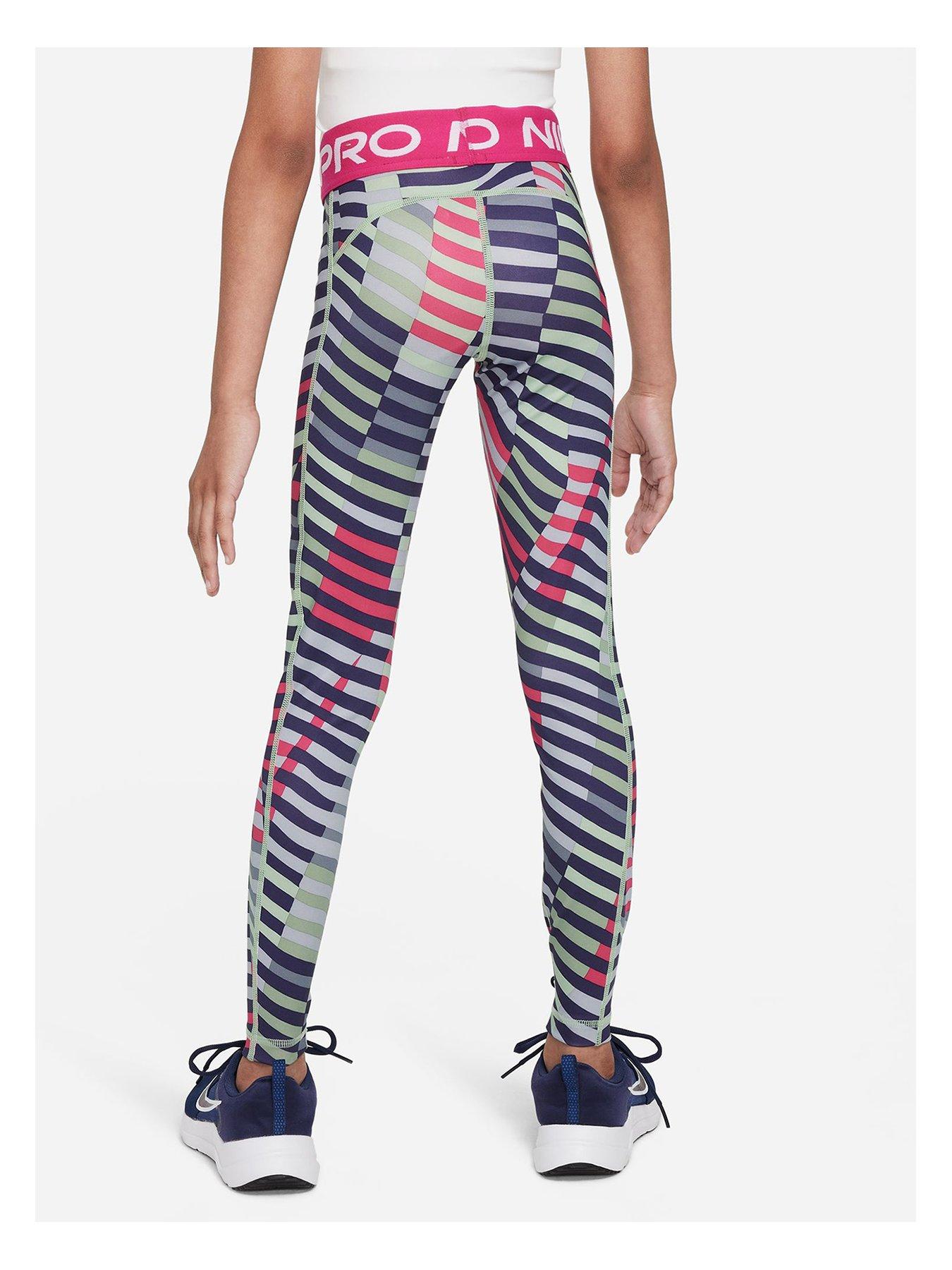 Nike pro hot sale junior leggings