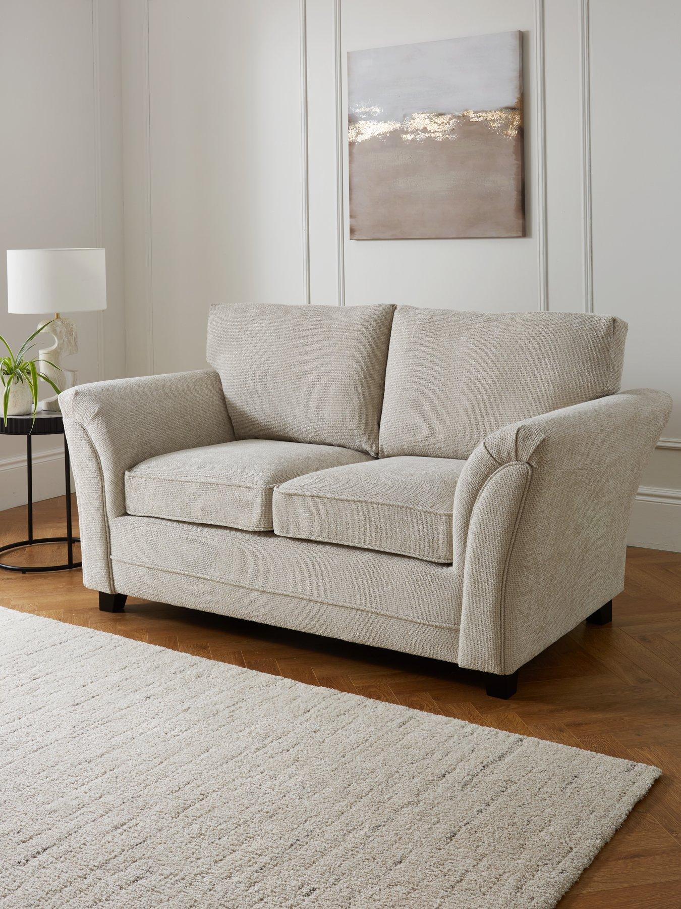 undefined Dury Chunky Weave 2 Seater Standard Back Sofa - FSC® Certified