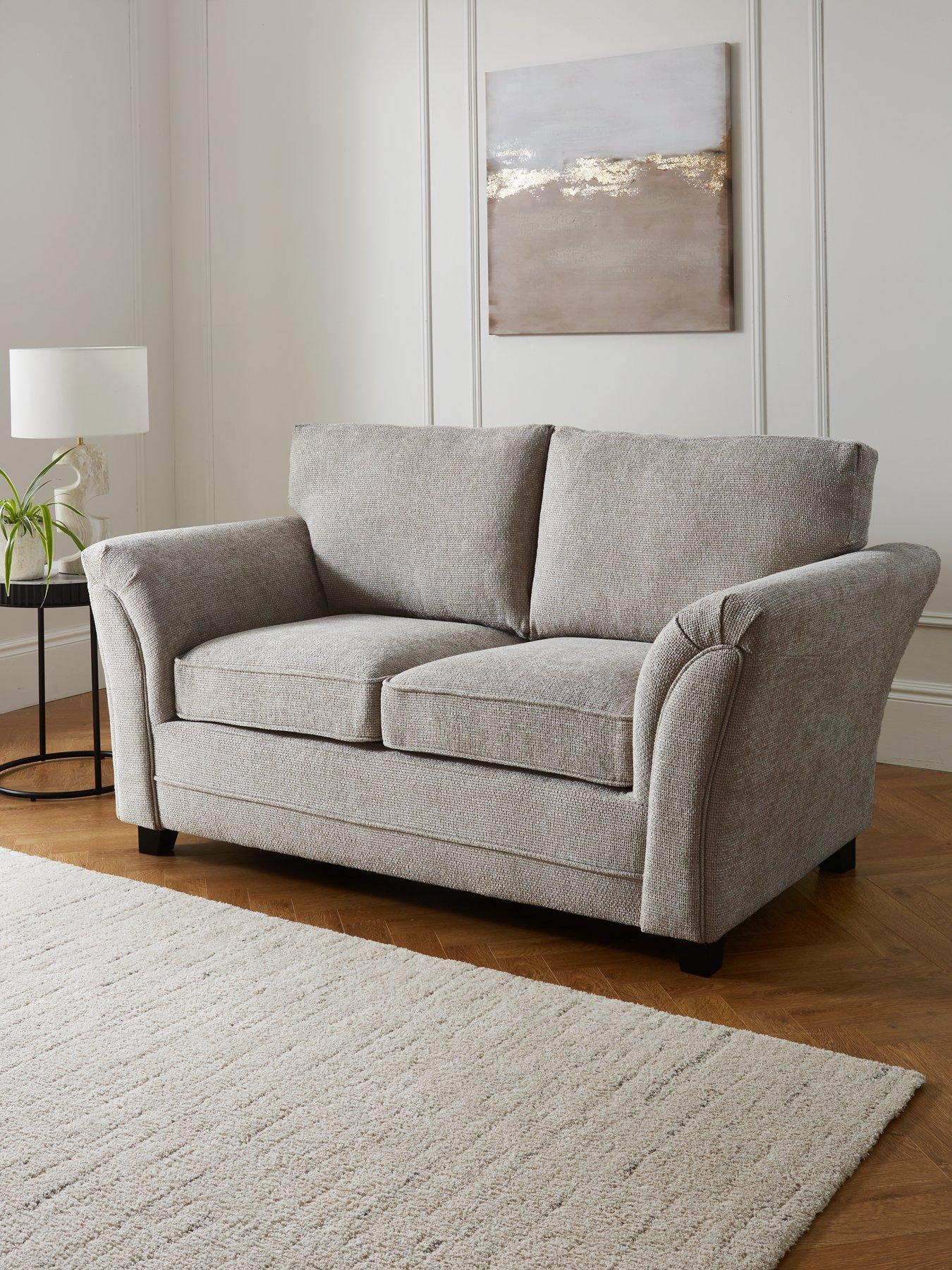 undefined Dury Chunky Weave 2 Seater Standard Back Sofa - FSC® Certified