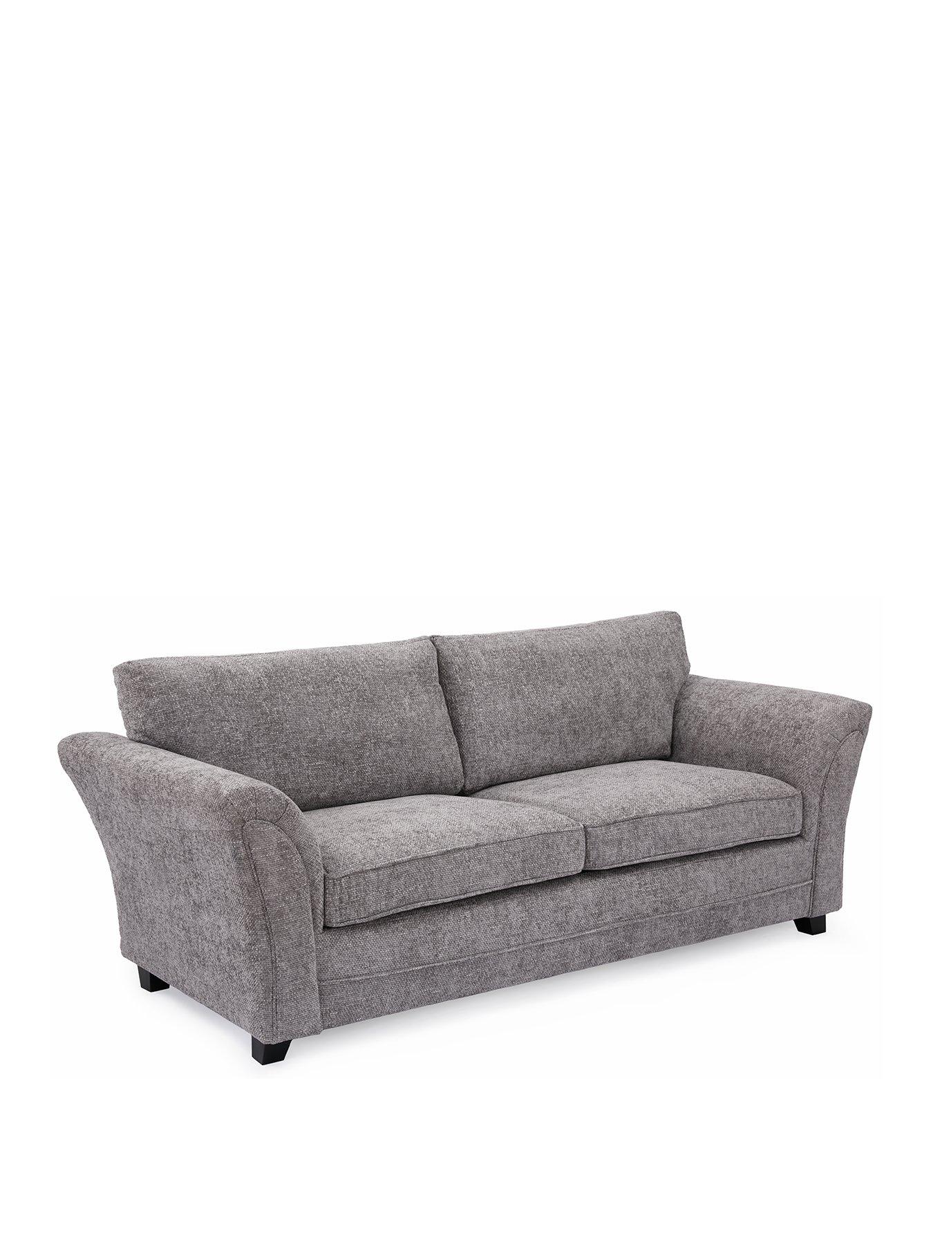 Image 3 of 7 of Very Home Dury Chunky Weave 2 Seater Standard Back Sofa - FSC&reg; Certified