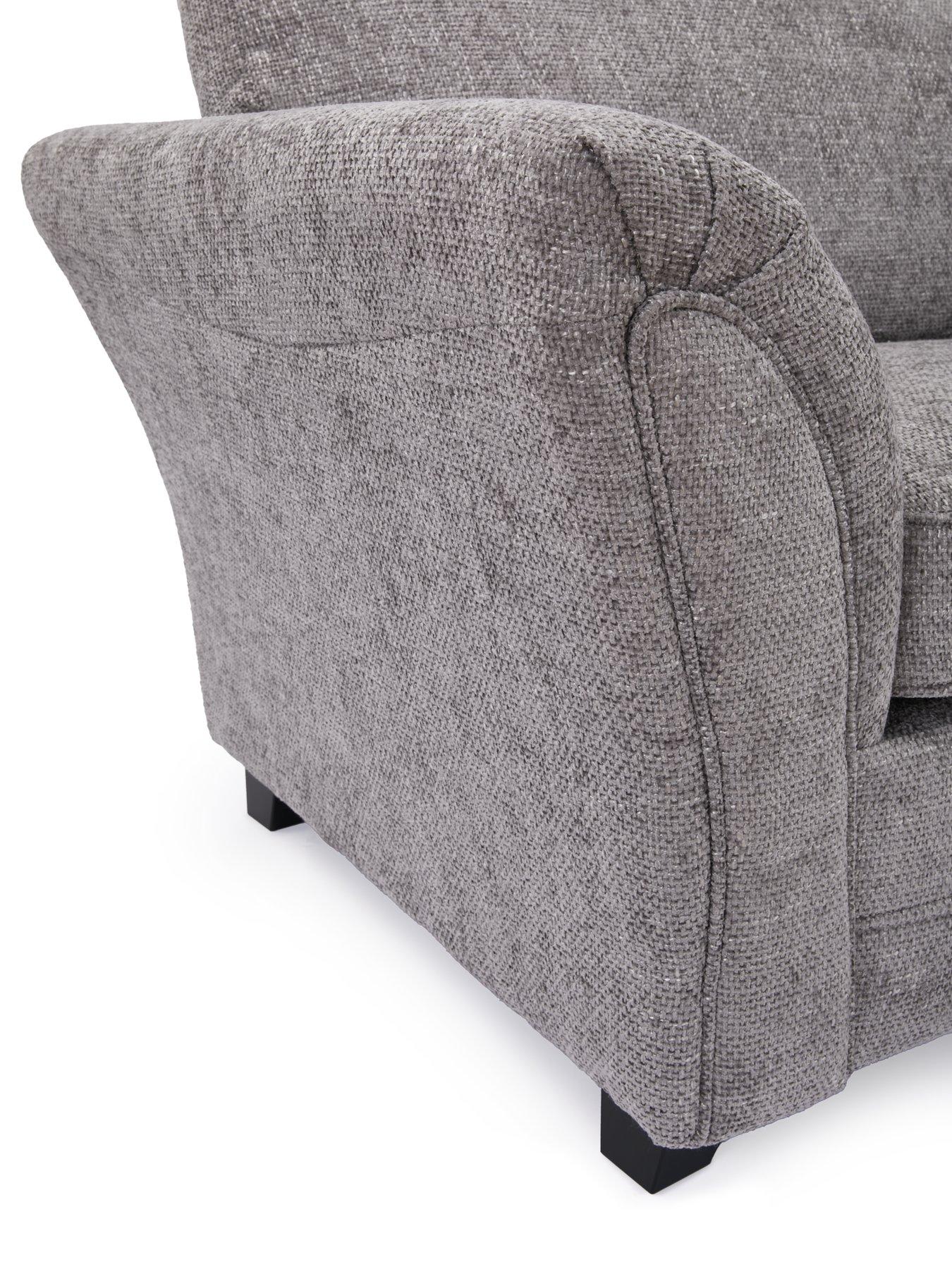 Image 4 of 7 of Very Home Dury Chunky Weave 2 Seater Standard Back Sofa - FSC&reg; Certified