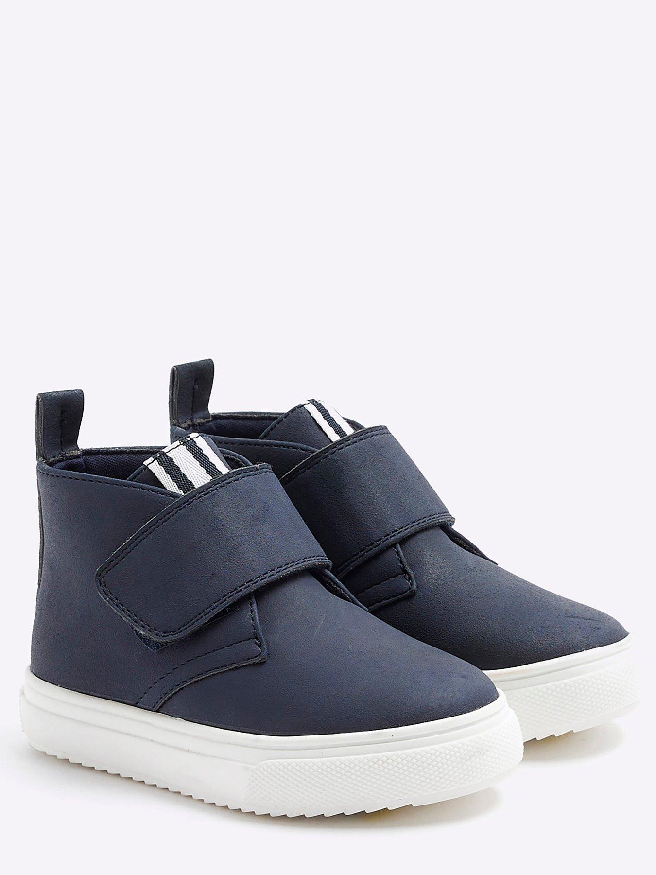 River island navy store boots