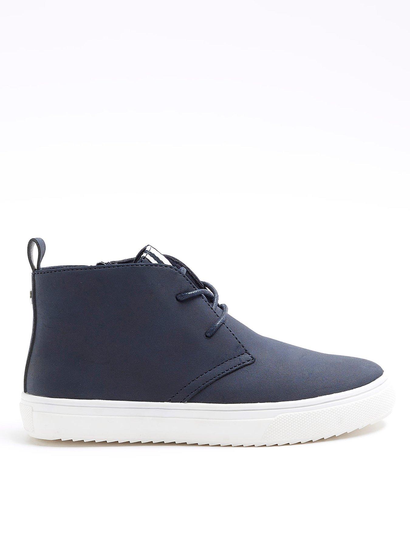 river island navy boots