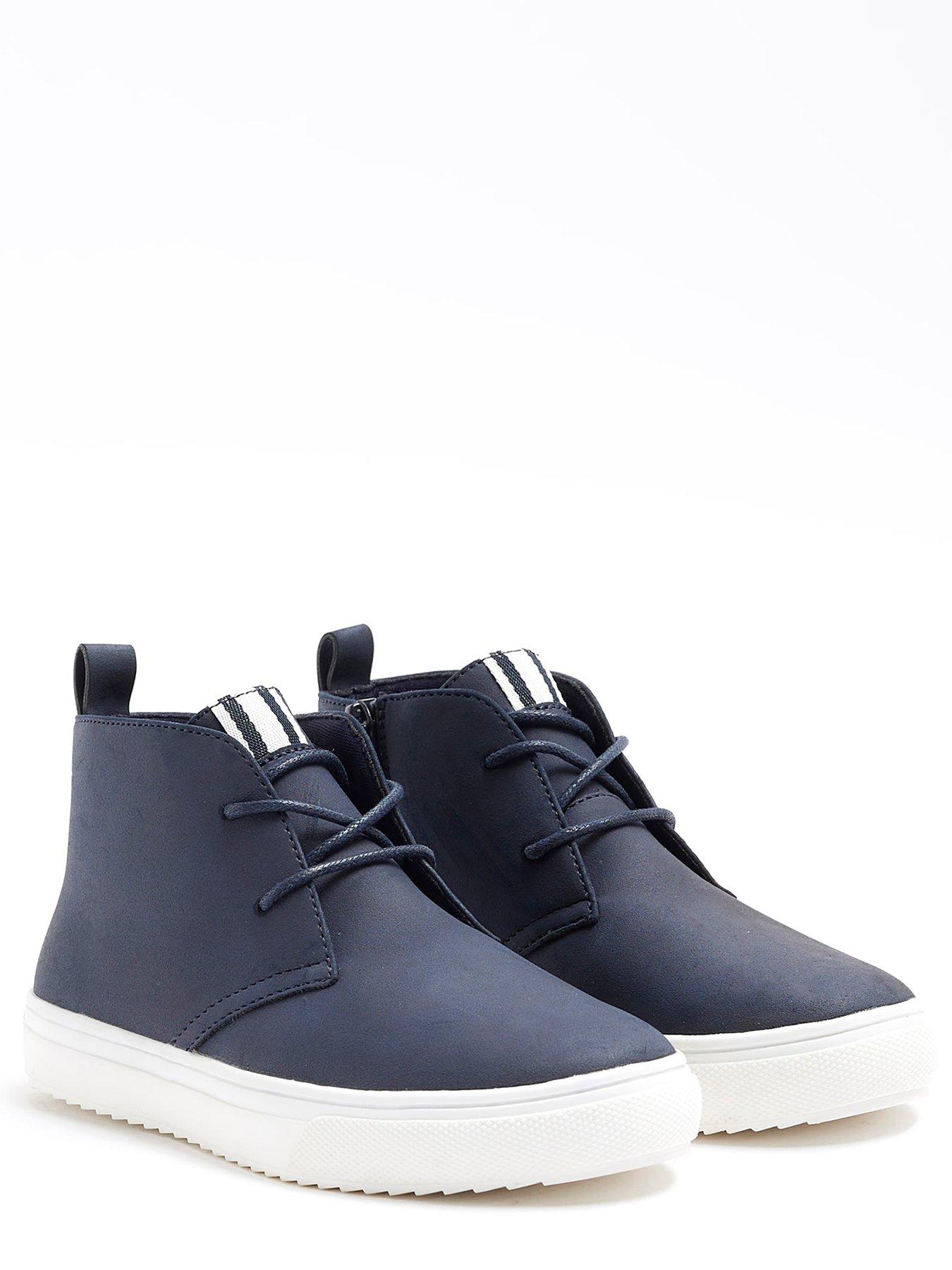 river island navy boots