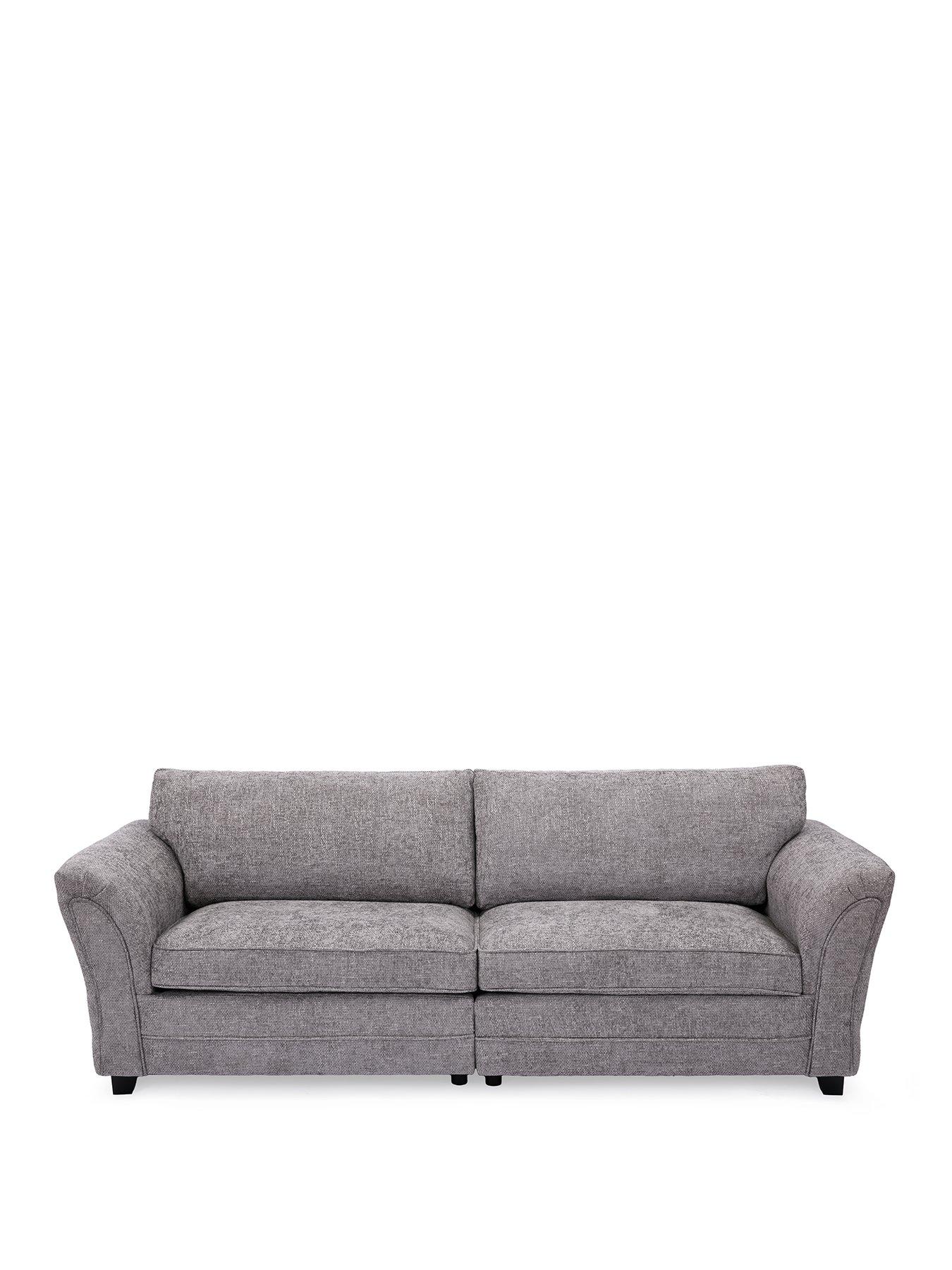 Image 2 of 7 of Very Home Dury Chunky Weave 4 Seater Standard Back Sofa -&nbsp;FSC&reg; Certified