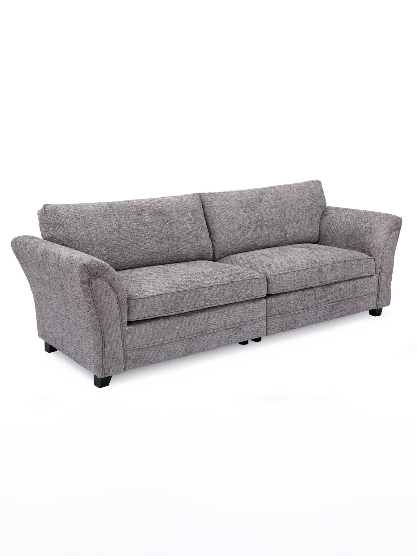 Image 3 of 7 of Very Home Dury Chunky Weave 4 Seater Standard Back Sofa -&nbsp;FSC&reg; Certified